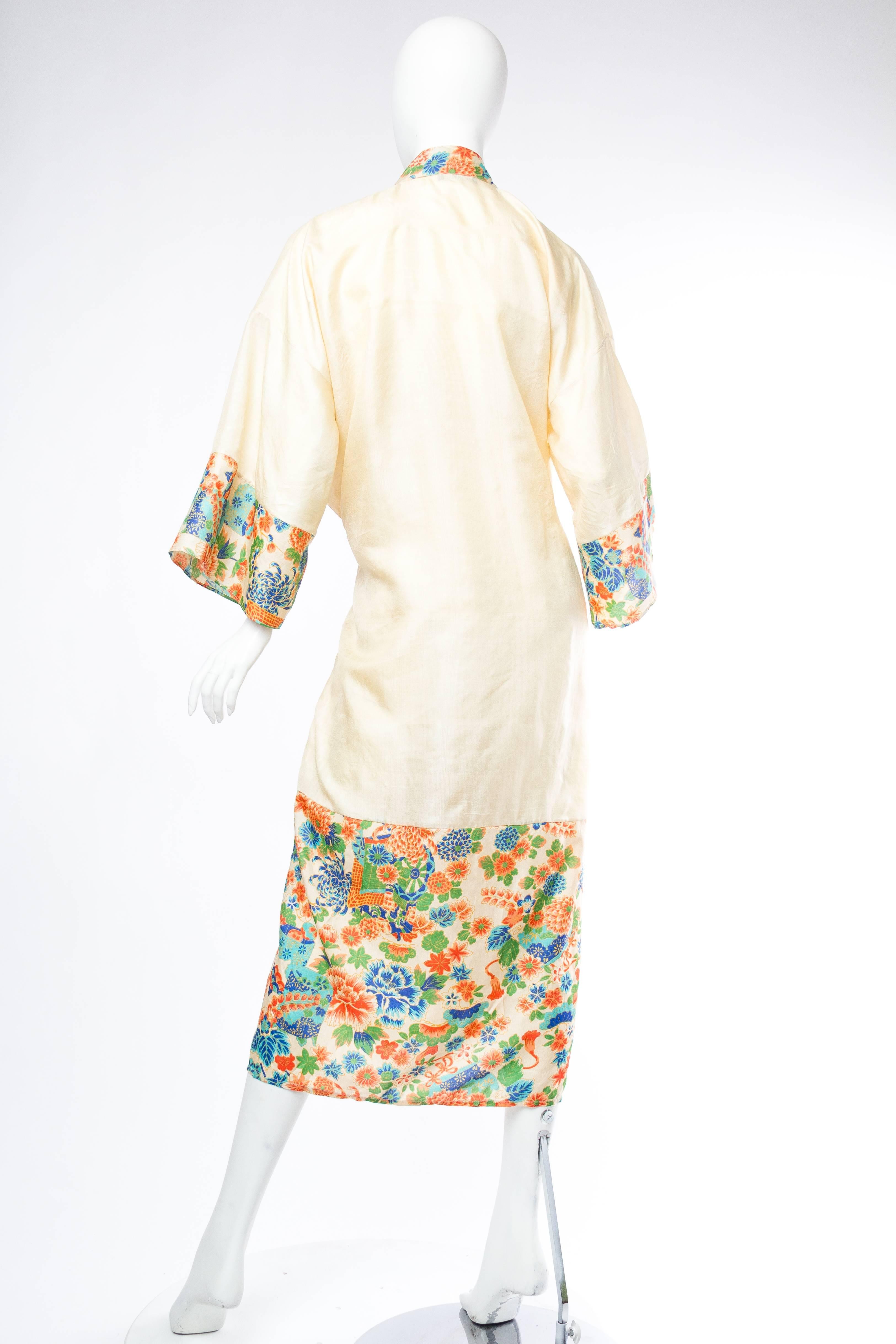 1920s Silk Dressing Kimono In Excellent Condition In New York, NY