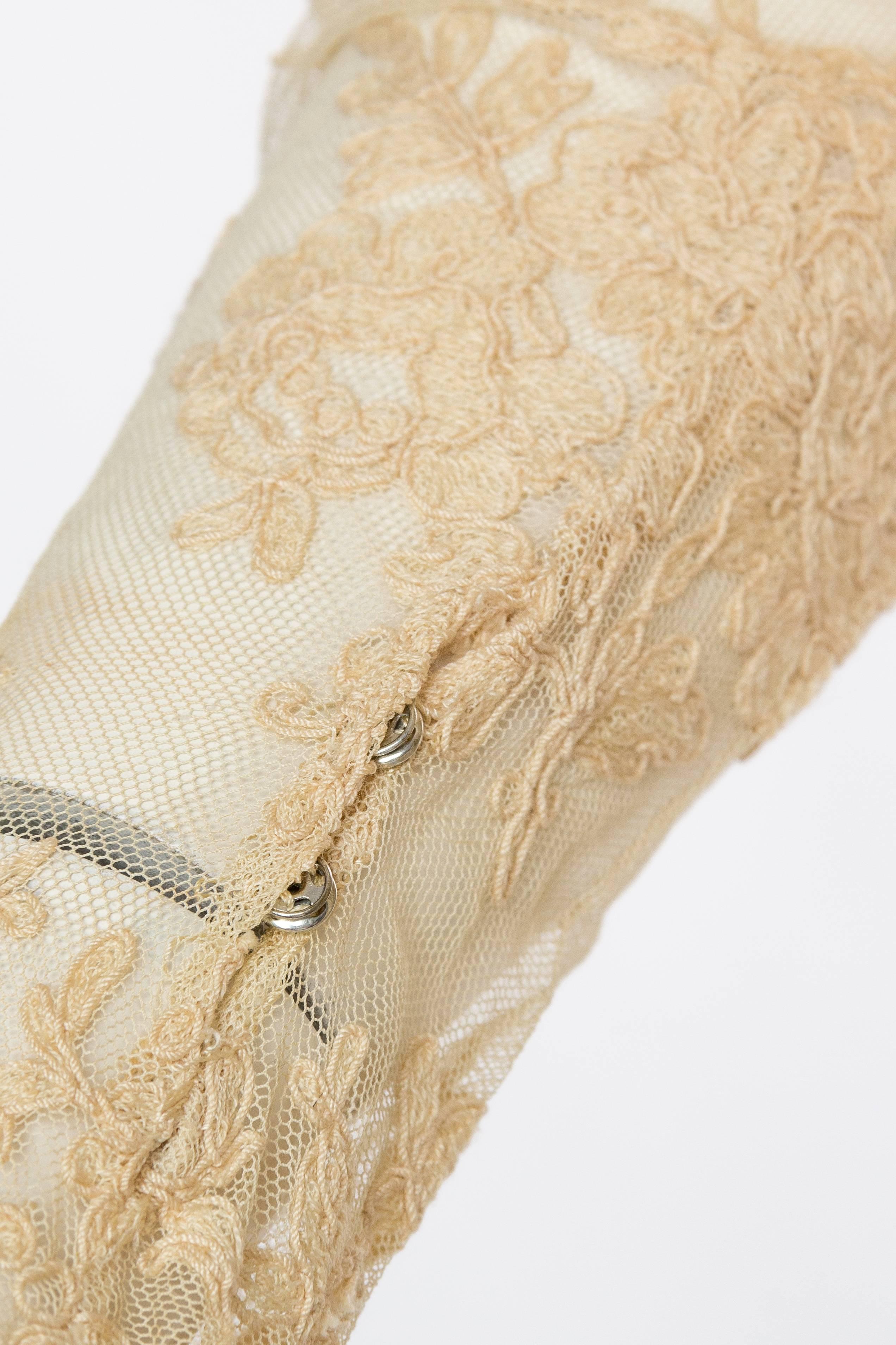 1920s Sheer Lace Blouse 1