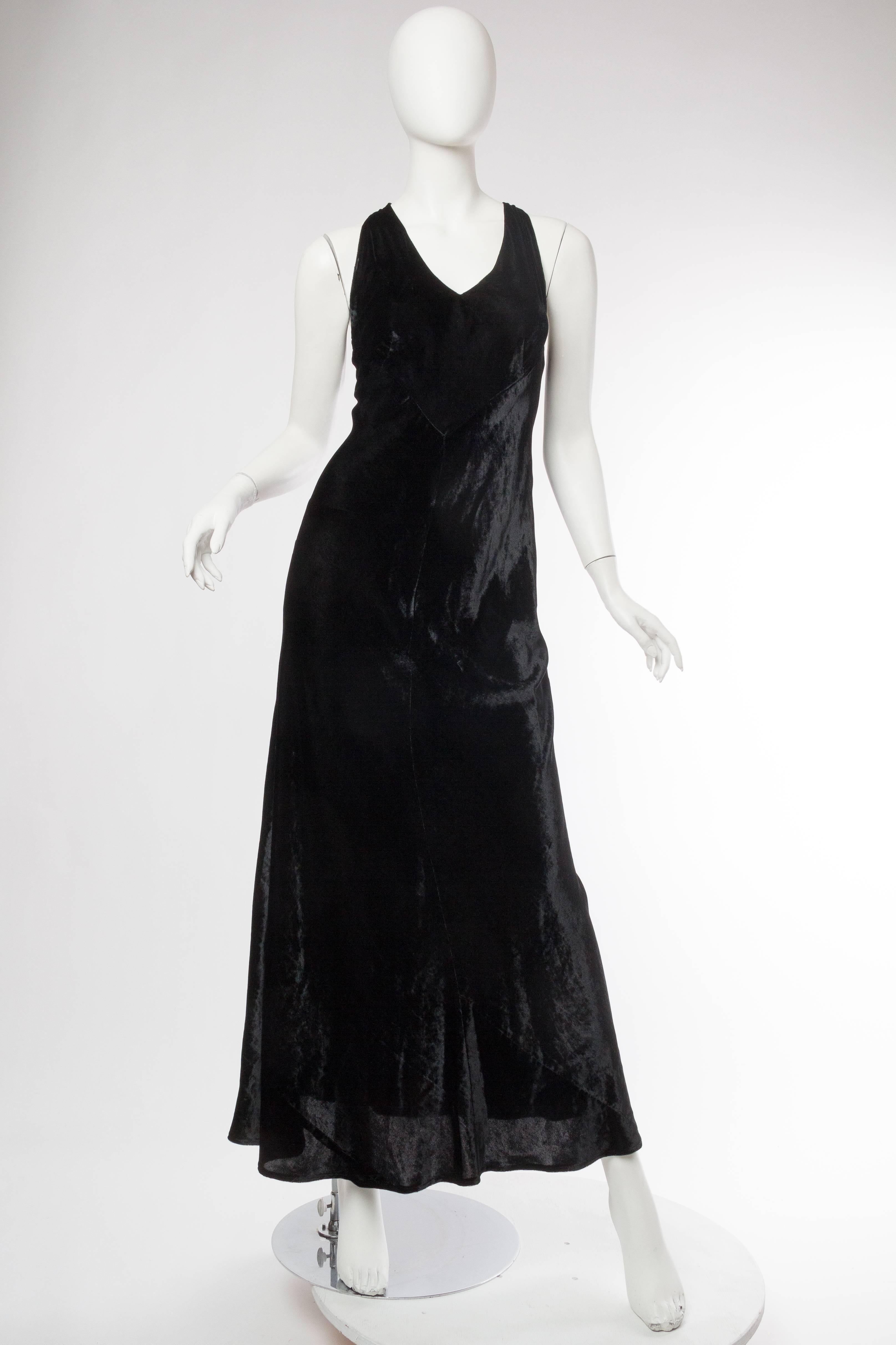 donna karan velvet dress