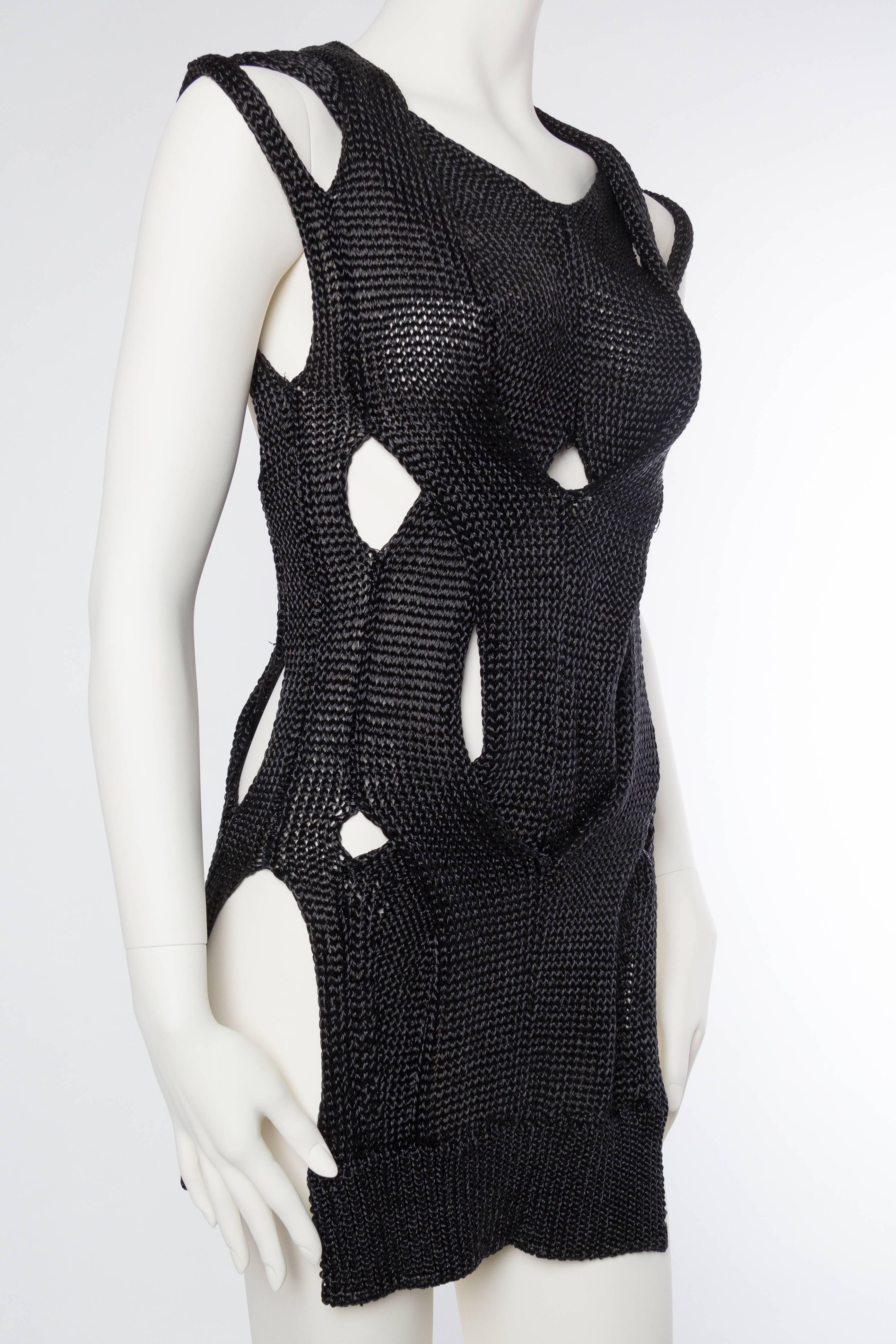Alexander Wang Metallic Knit Dress In Excellent Condition In New York, NY