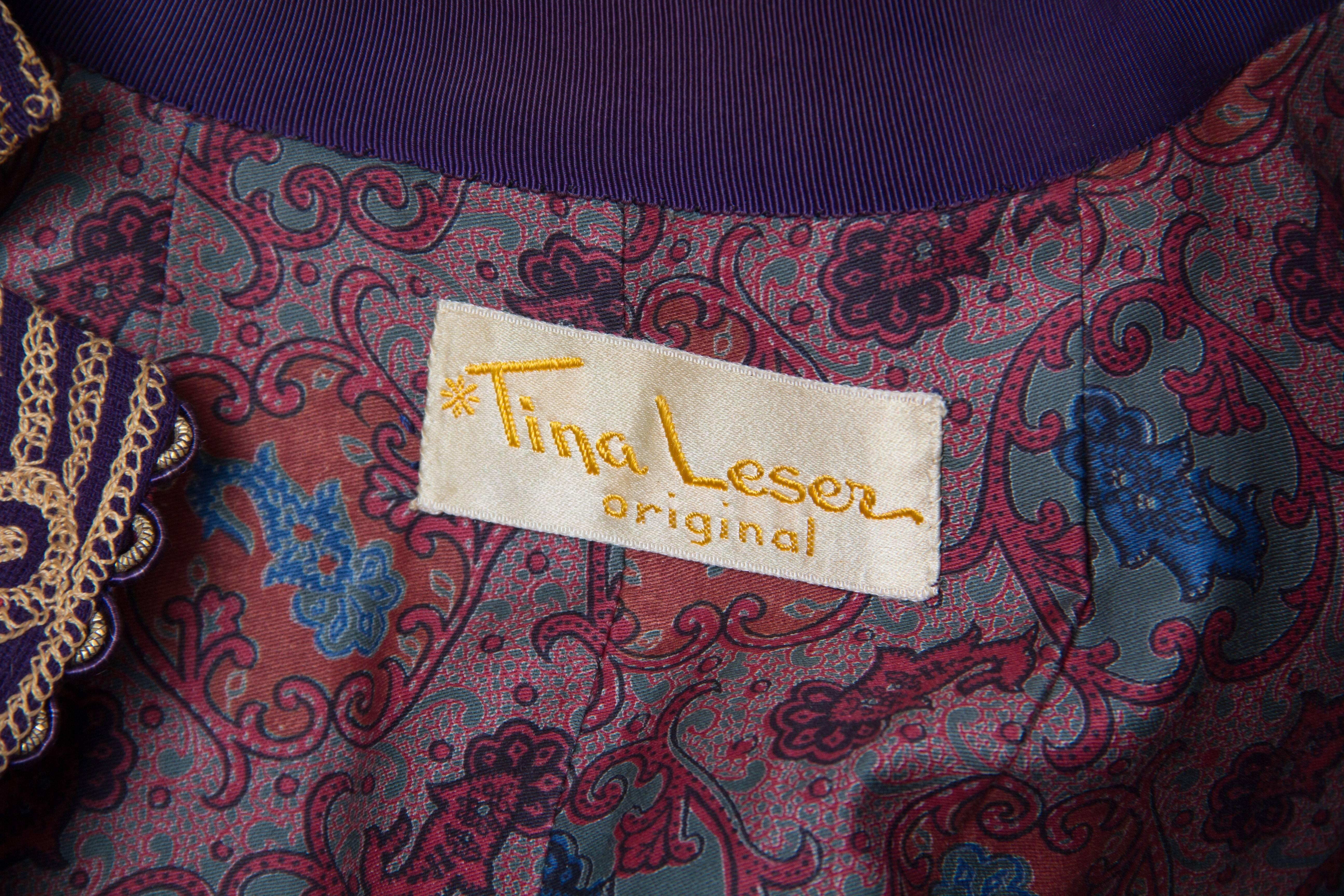 Paisley Embroidered Jacket by Tina Lesser 6