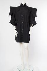 Alexander McQueen Kimono Sleeve Cocoon Shirt Dress