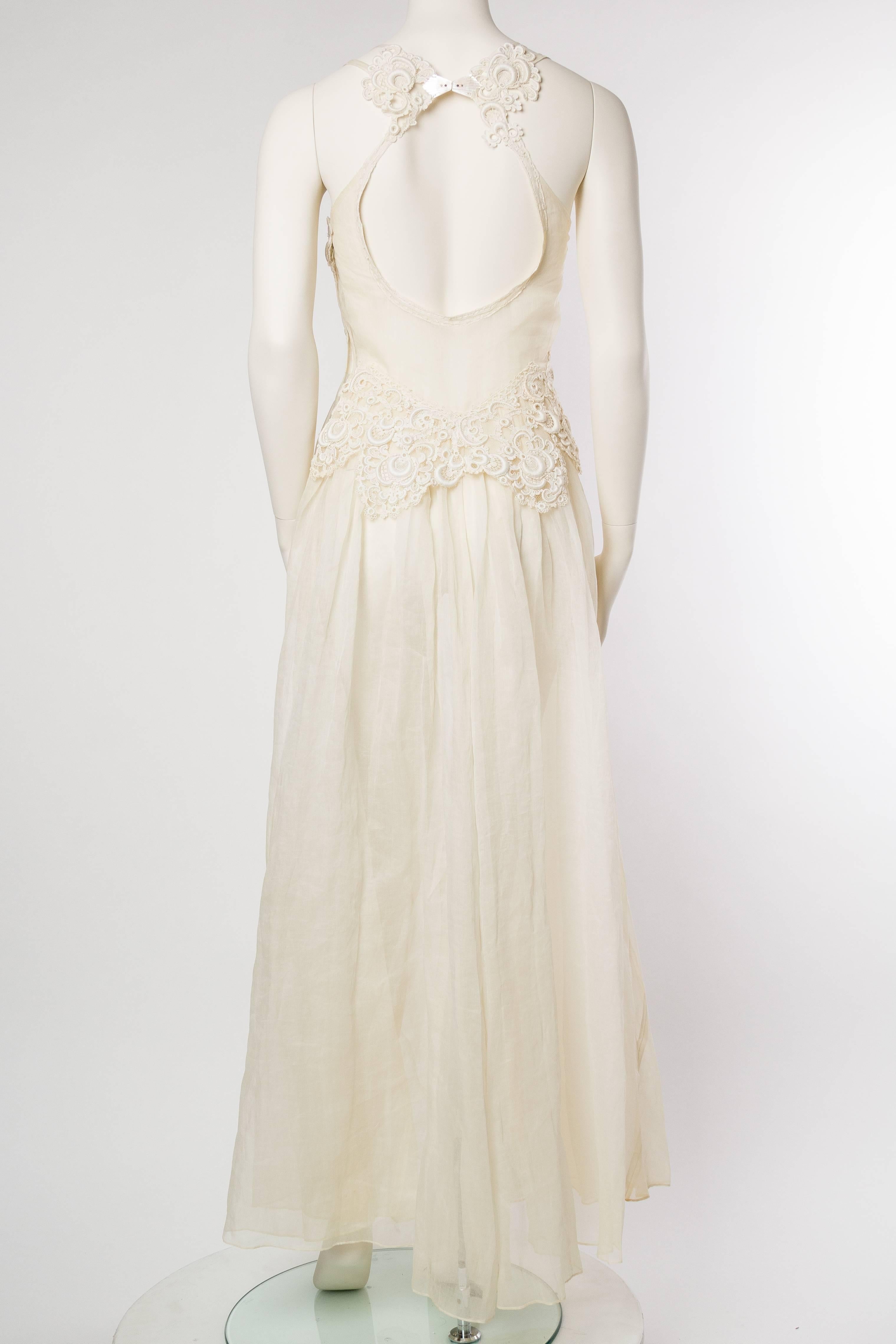 Women's or Men's Alexander McQueen Inspired re-worked 1930s Lace Dress