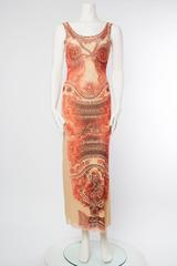 Jean Paul Gaultier Tattoo Print Dress & Bolero