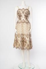 Pamela of Paris 1950s Chantilly Lace Dress
