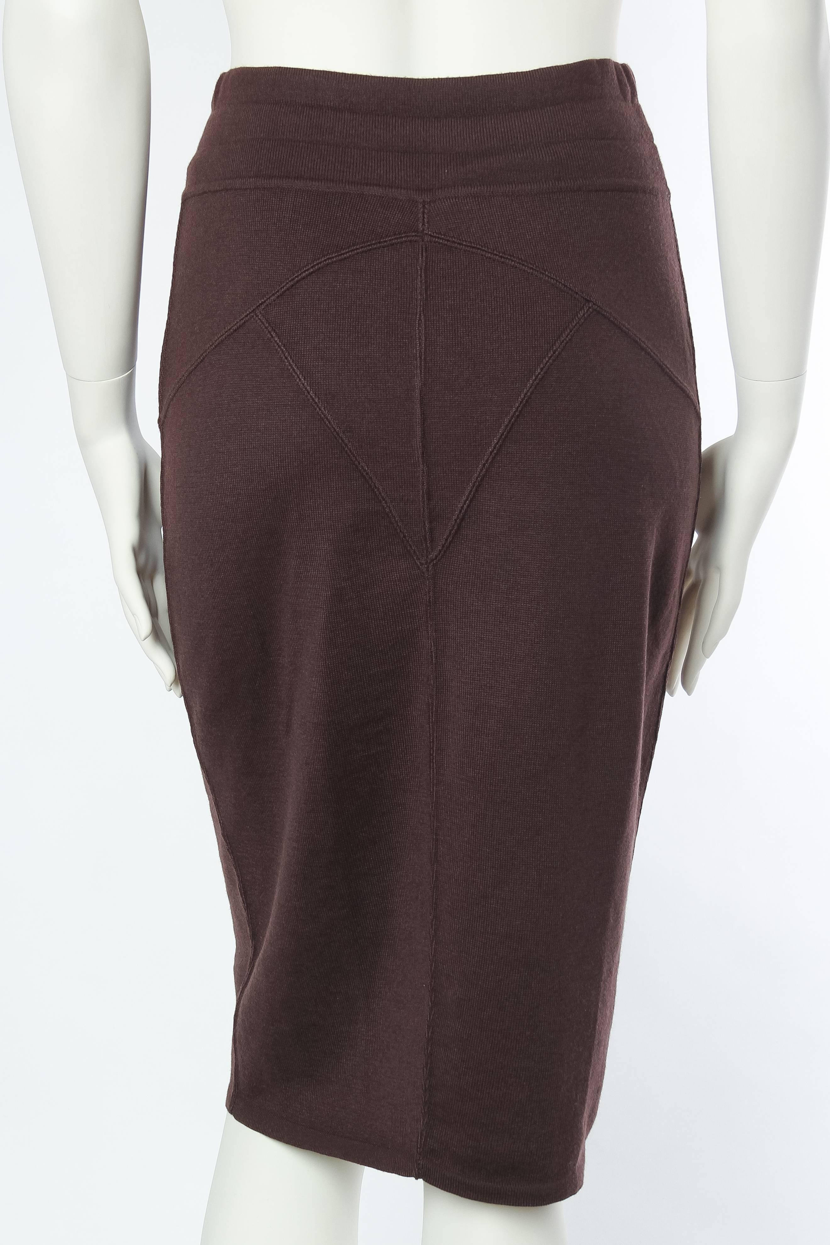 Women's 1980s Alaia Fitted Pencil Skirt