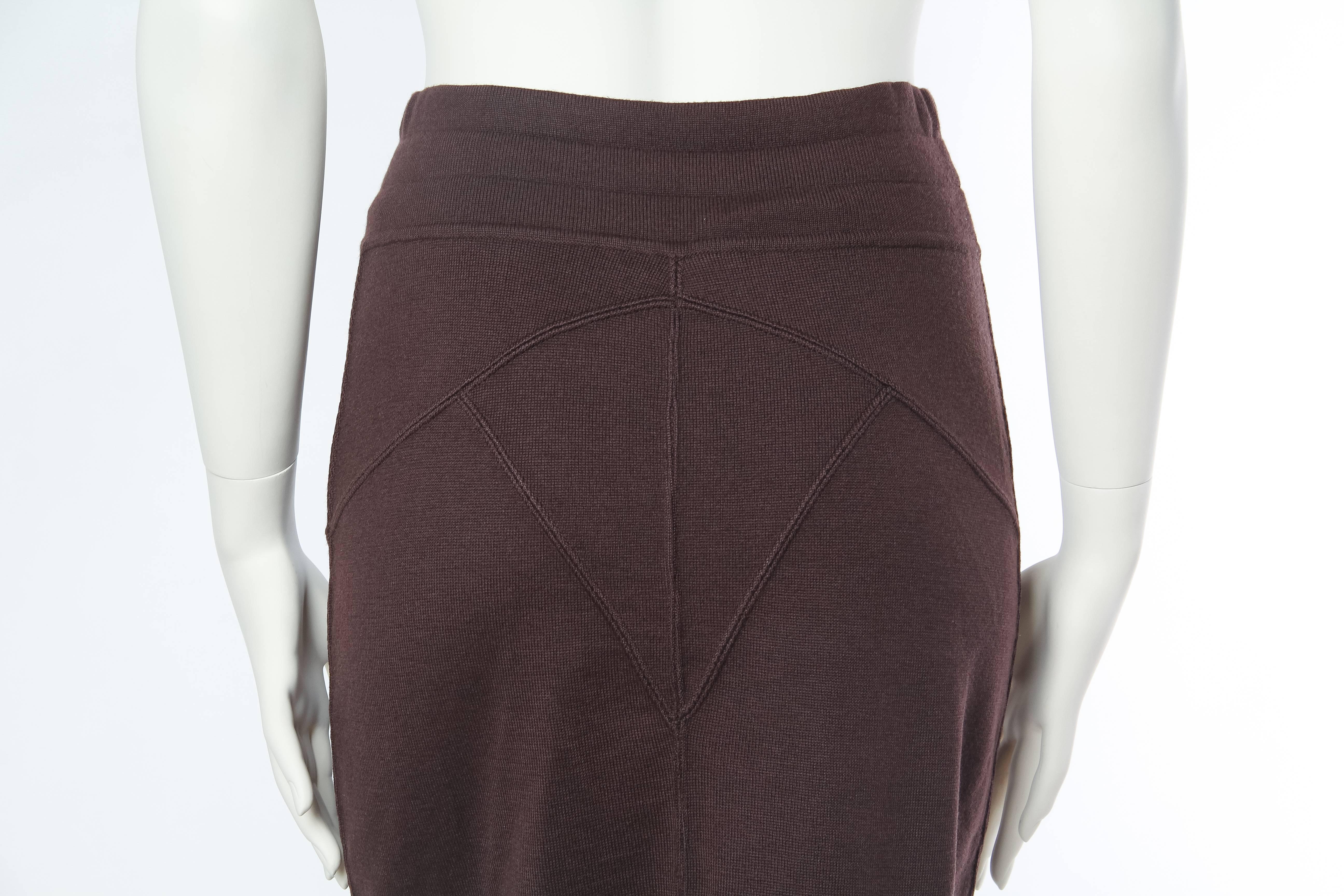 1980s Alaia Fitted Pencil Skirt 2