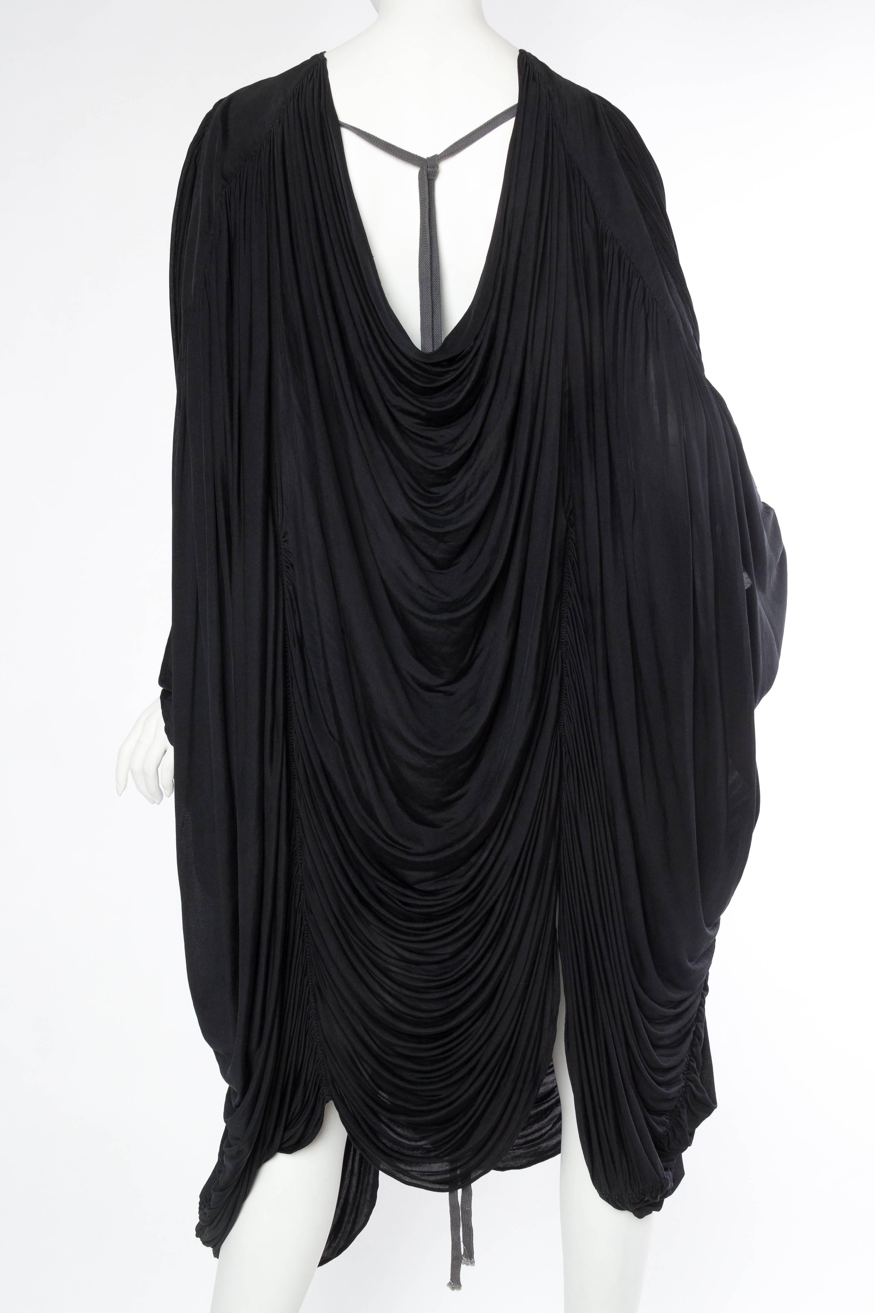 Extraordinarily Rare Very Early Issey Miyake Silk Jersey Dress 1