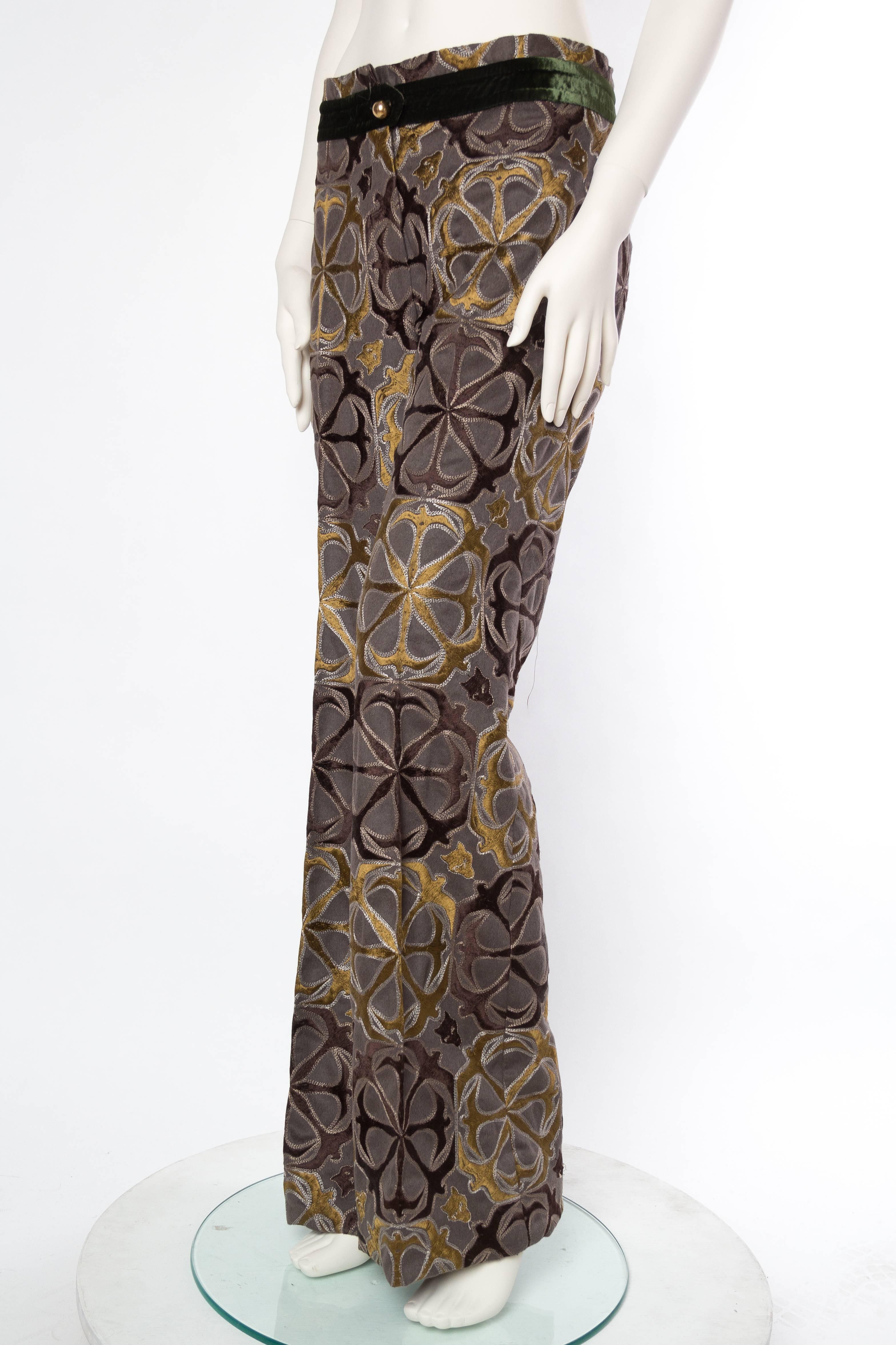 Women's Gianfranco Ferre Fully Embroidered Trousers