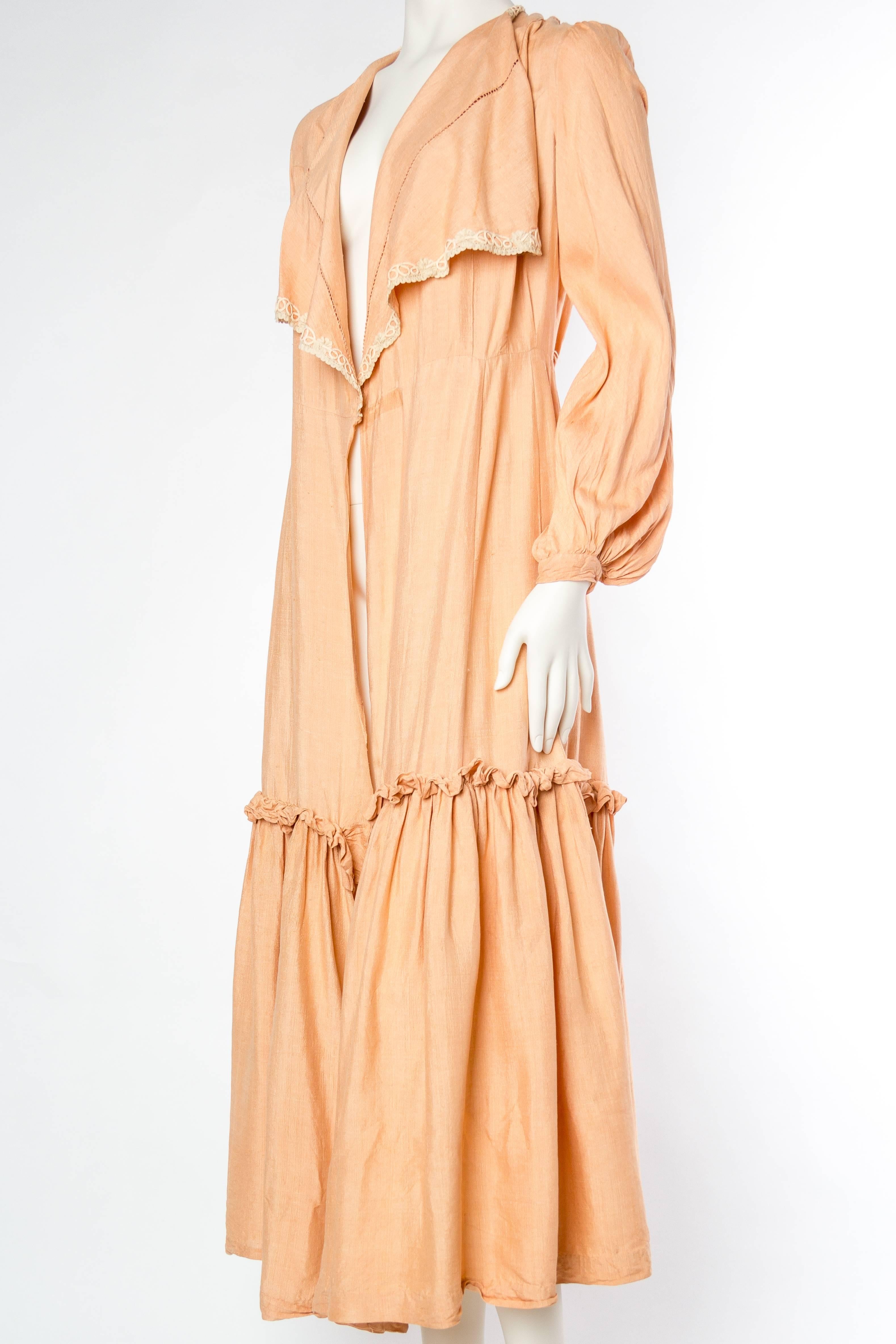 Women's 1930s Silk Duster Coat