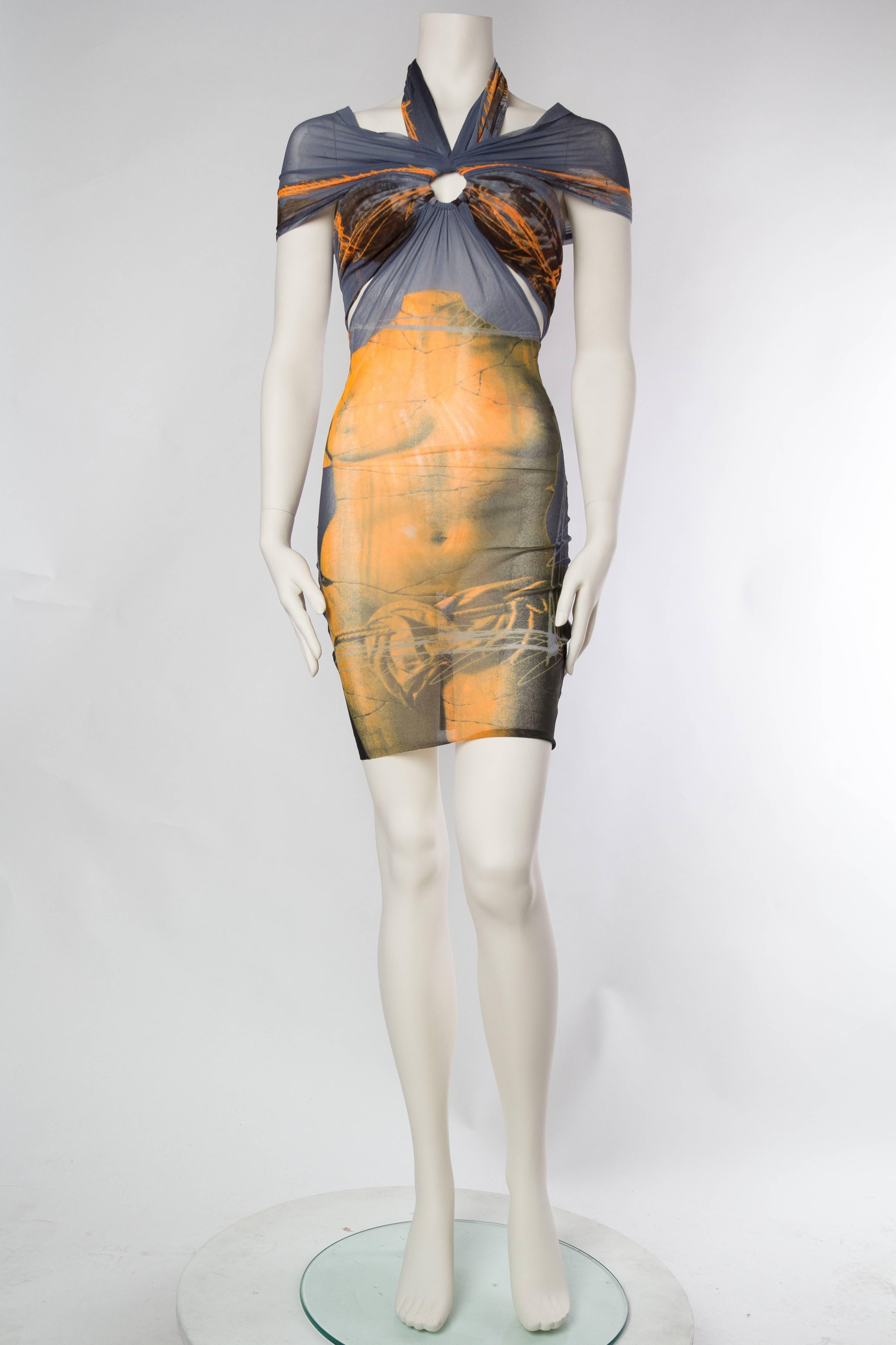 jean paul gaultier nude dress