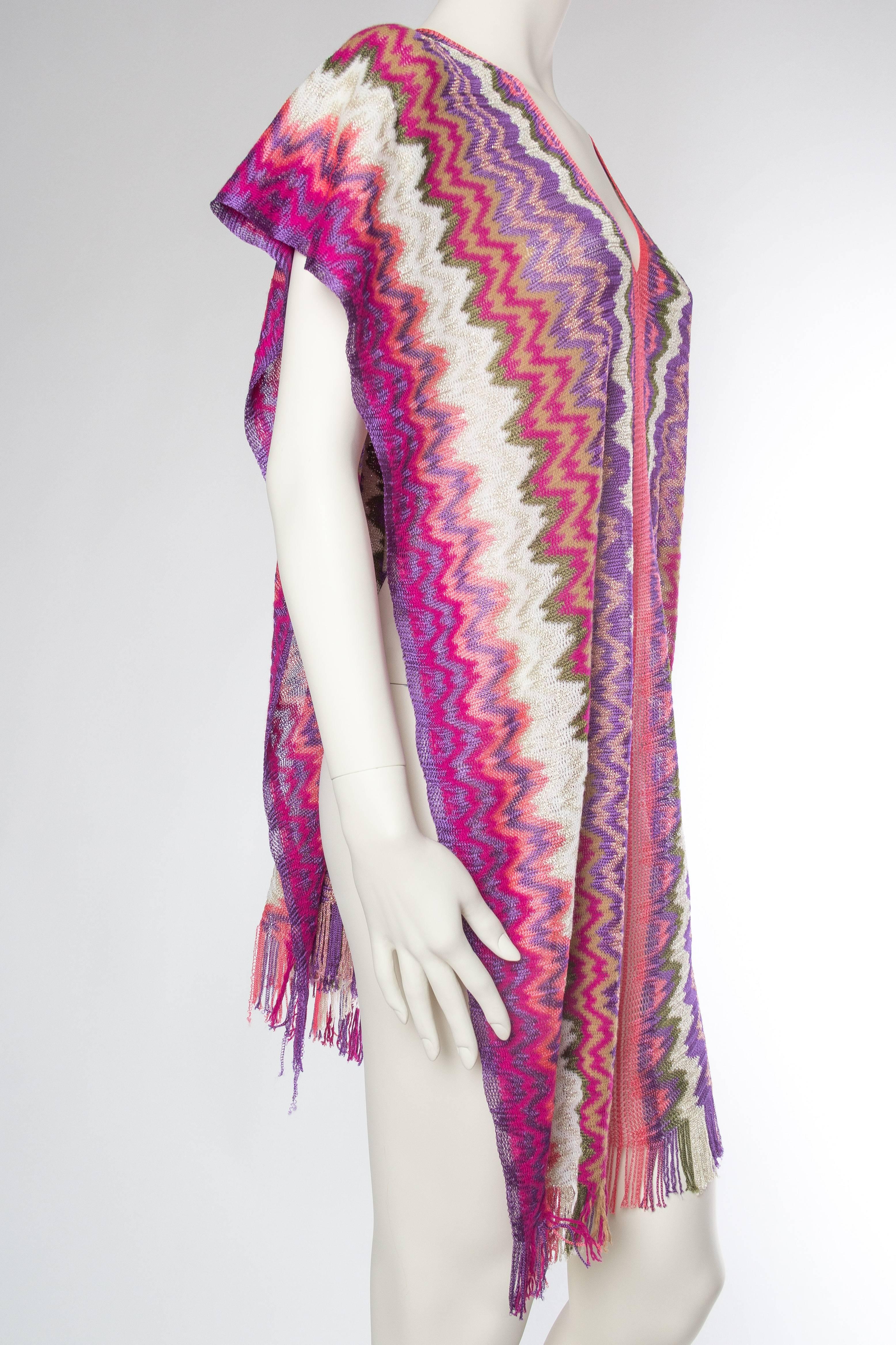Missoni 3-Way Wear Scarf Top with Fringe 1