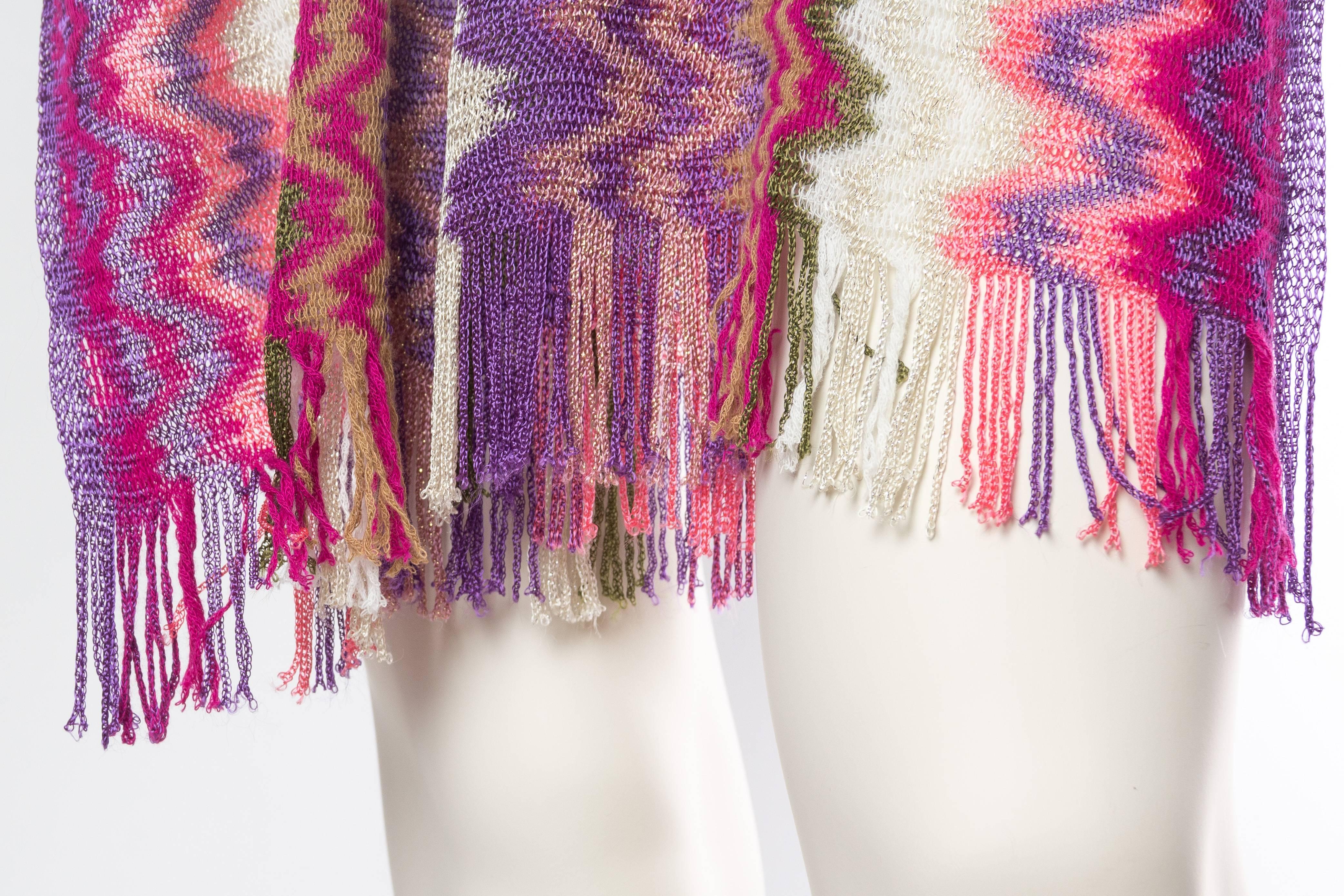 Missoni 3-Way Wear Scarf Top with Fringe 5