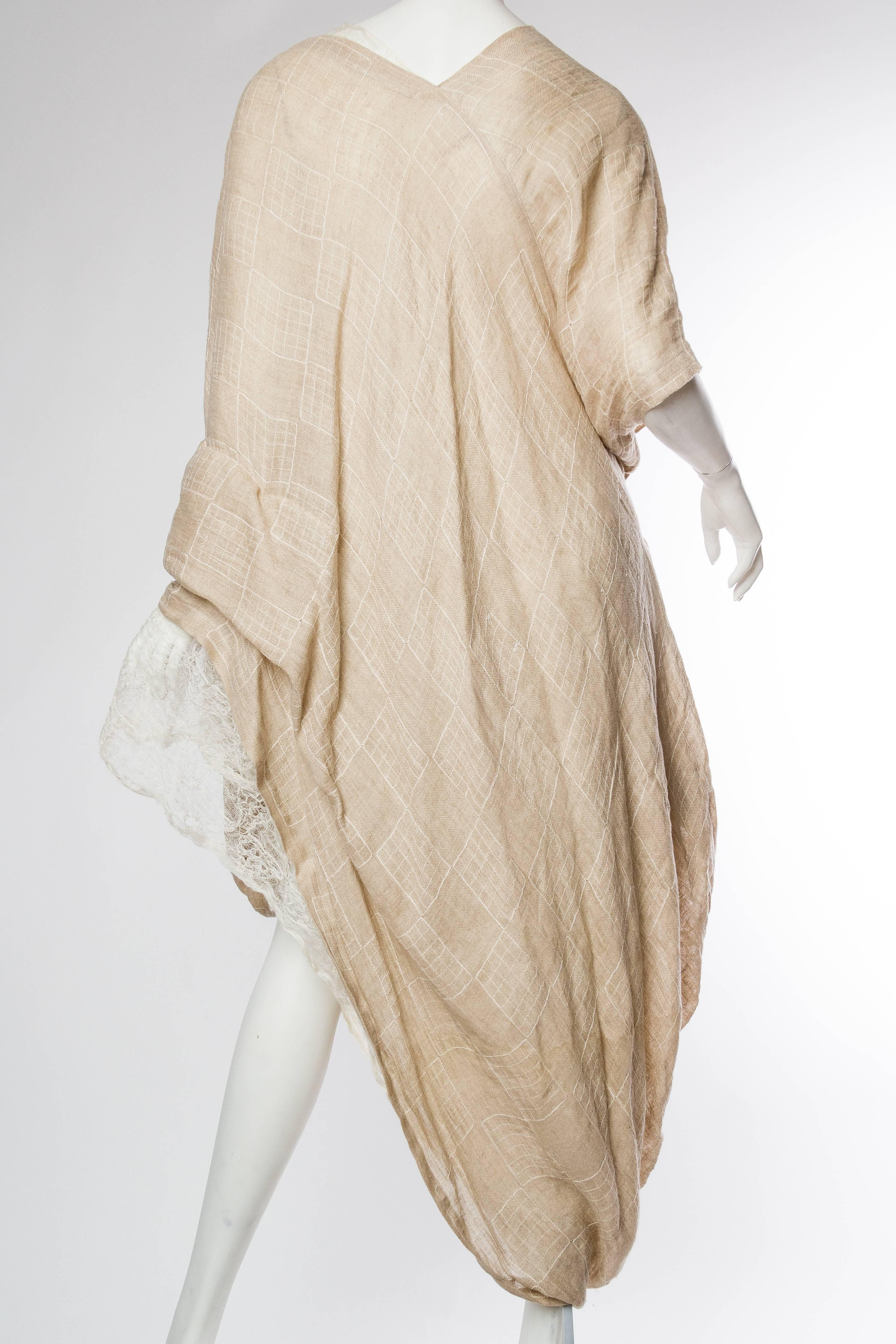 Women's Early 1980s Comme des Garcons Linen Dress