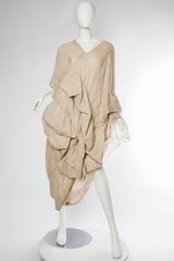 Early 1980s Comme des Garcons Linen Dress