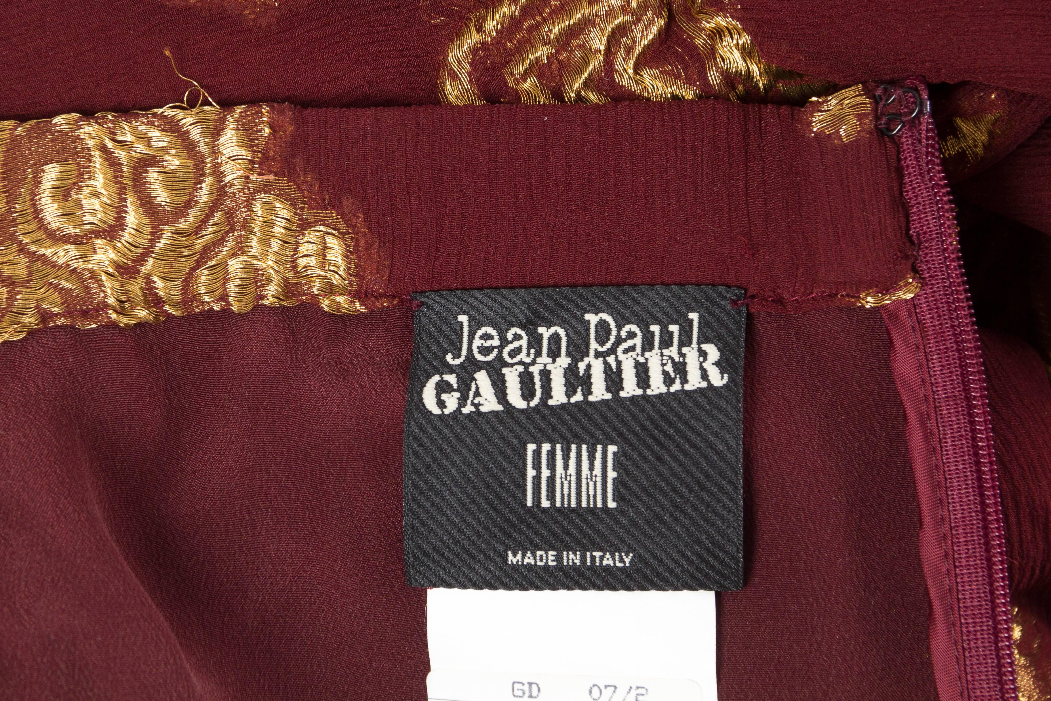 Jean Paul Gaultier Golden Astrology Skirt Dress 5