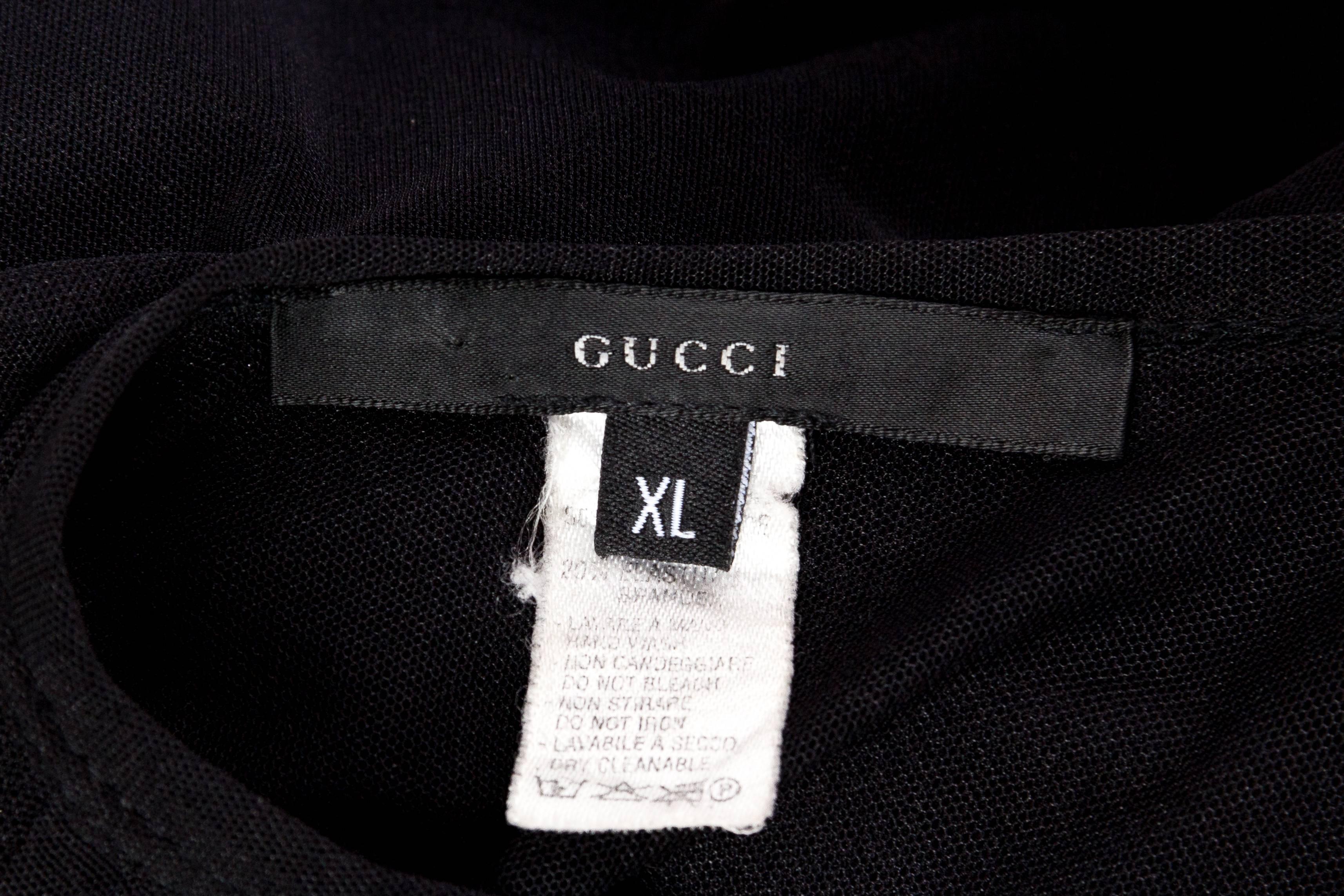 Tom Ford Gucci Sheer Net T-Shirt Dress 4