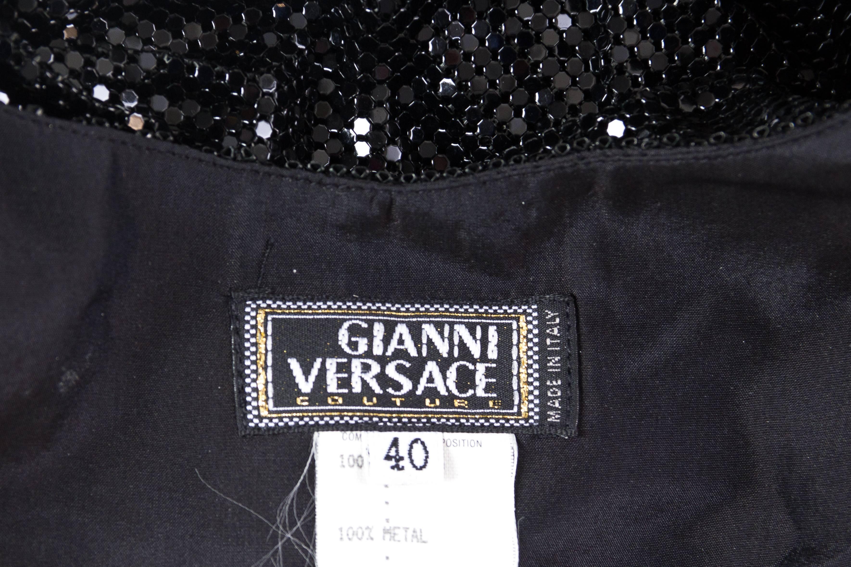 Gianni Versace Couture Metal Mesh Cami 4