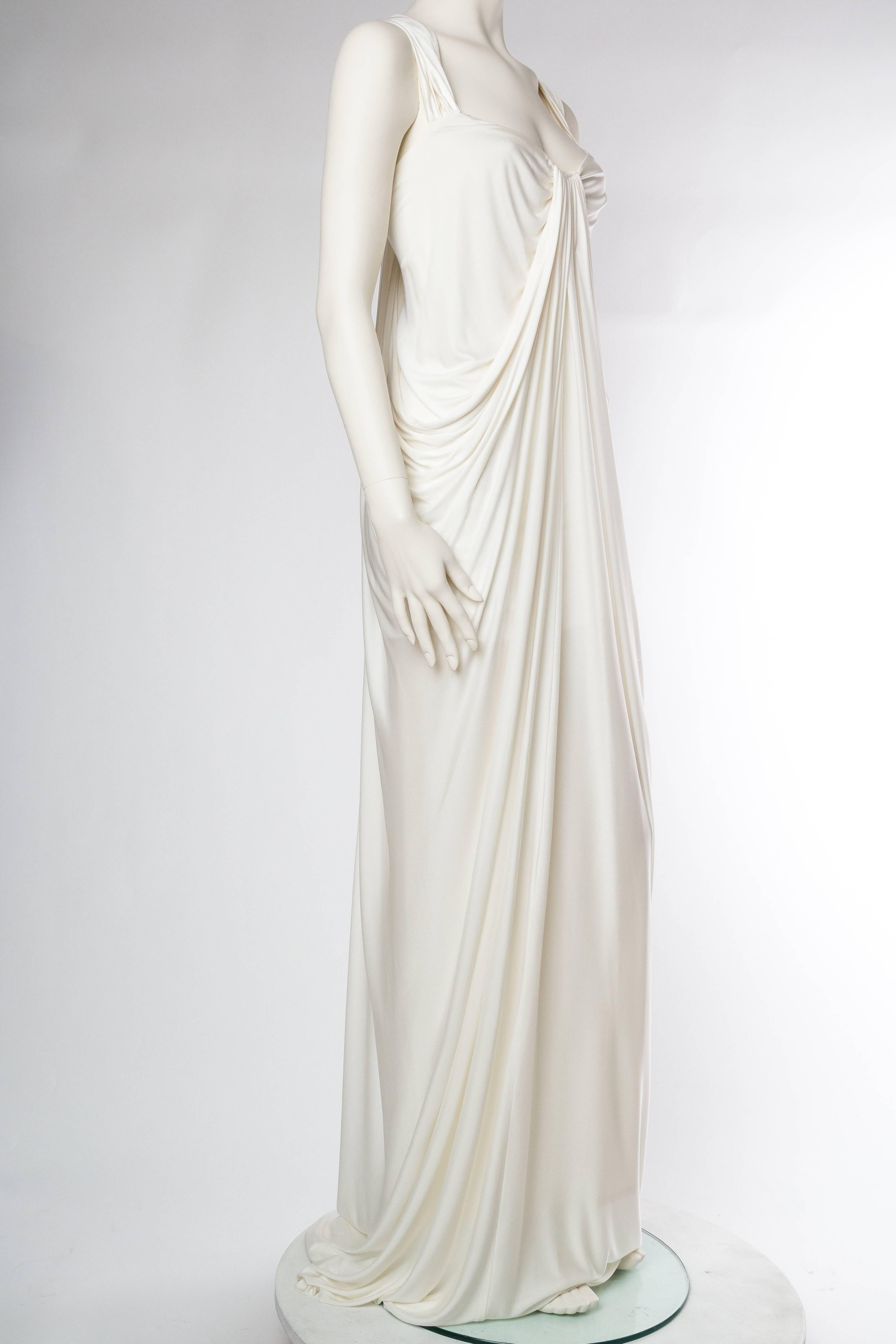 donna karan white dress