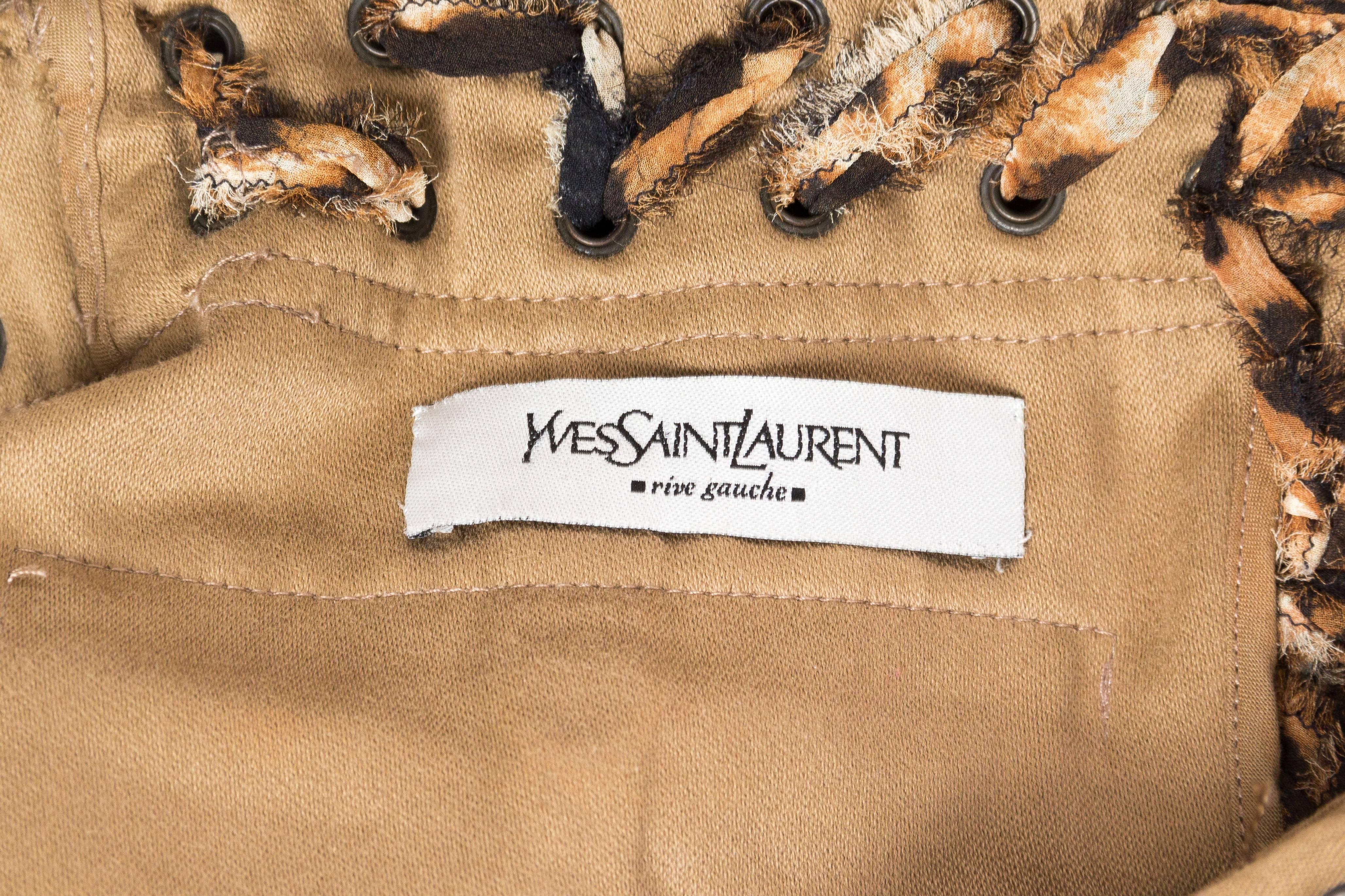 Tom Ford Yves Saint Laurent Safari Skirt 3