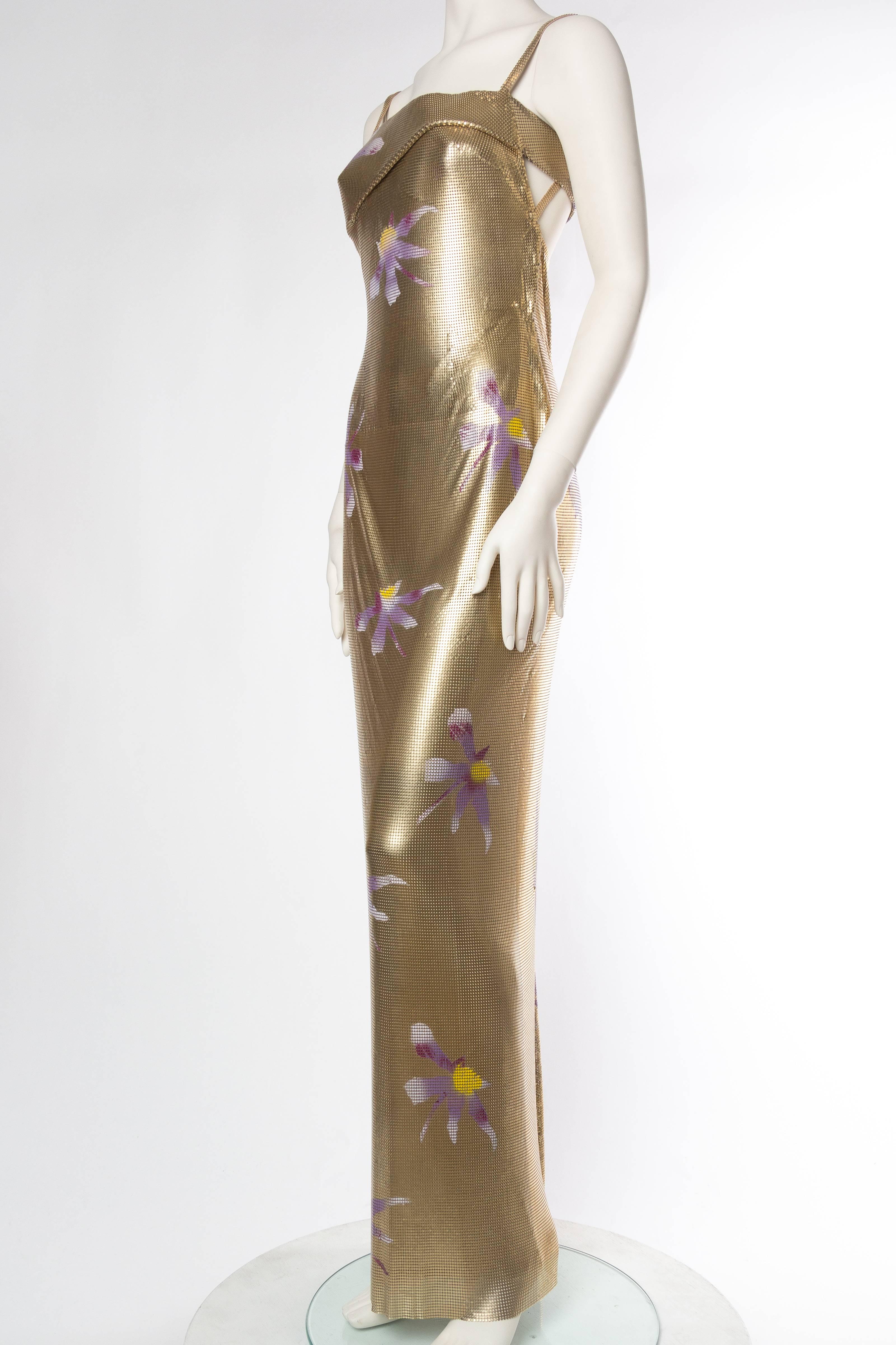 versace metal dress