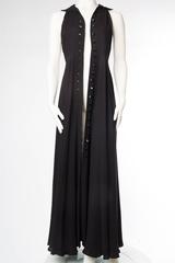 1990s Romeo Gigli Shirt Dress with an amazing sweep