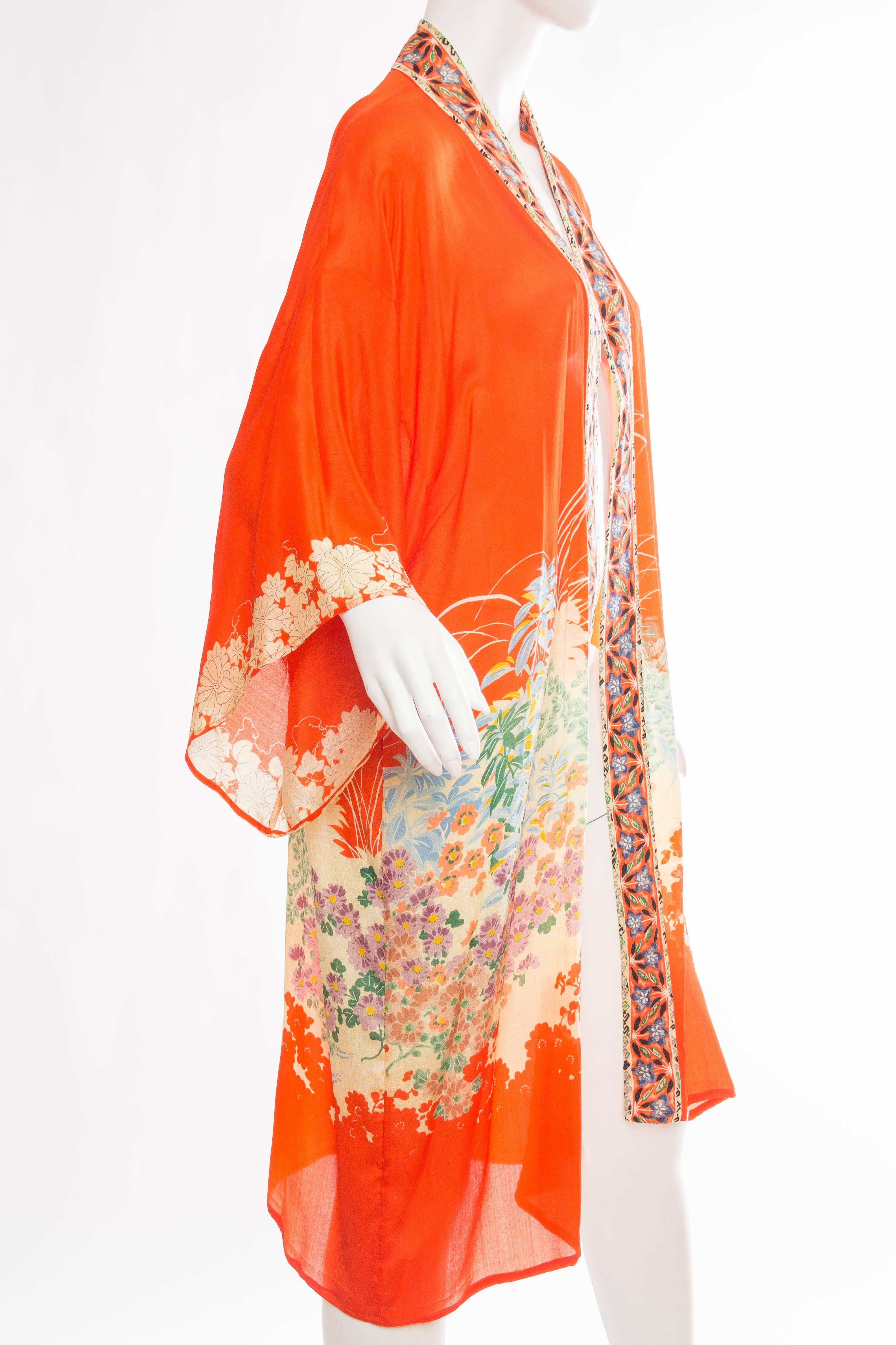 1920s Silk Kimono In Excellent Condition In New York, NY