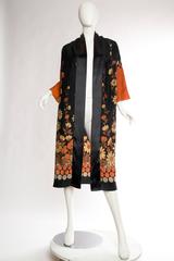 1920s Silk Dressing Gown Kimono