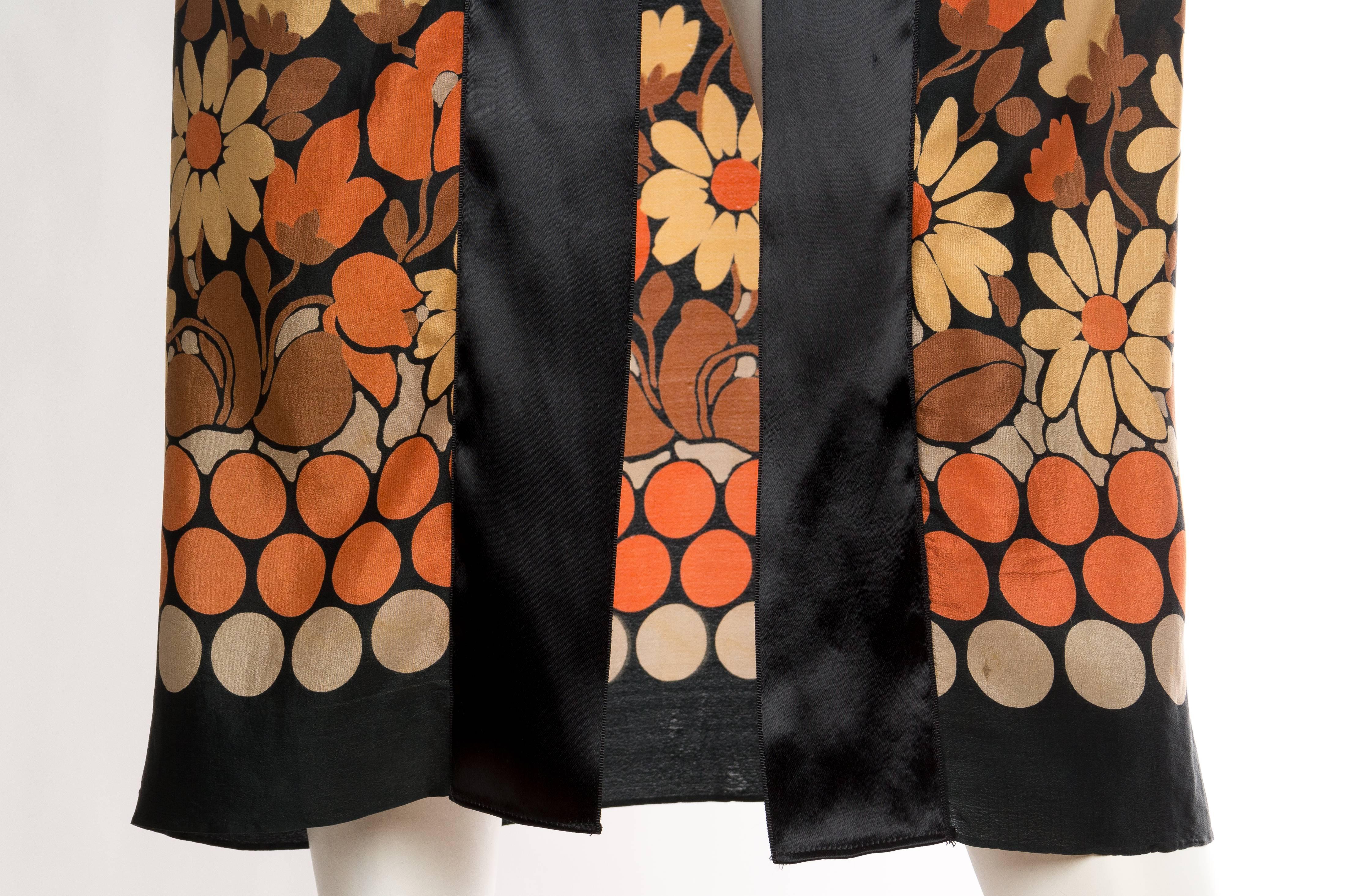 1920s Silk Dressing Gown Kimono 2
