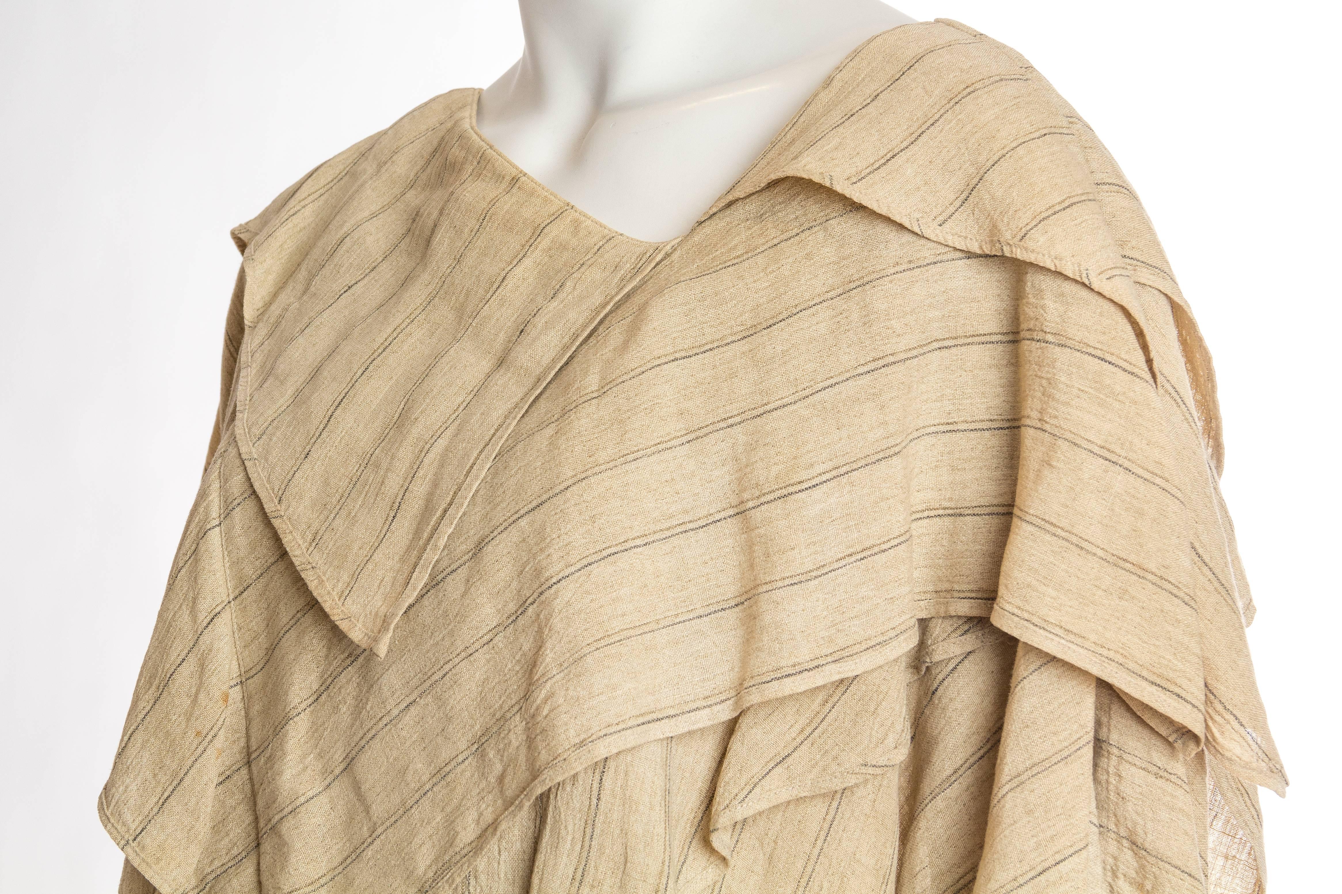 Early Issey Miyake Linen Top 3