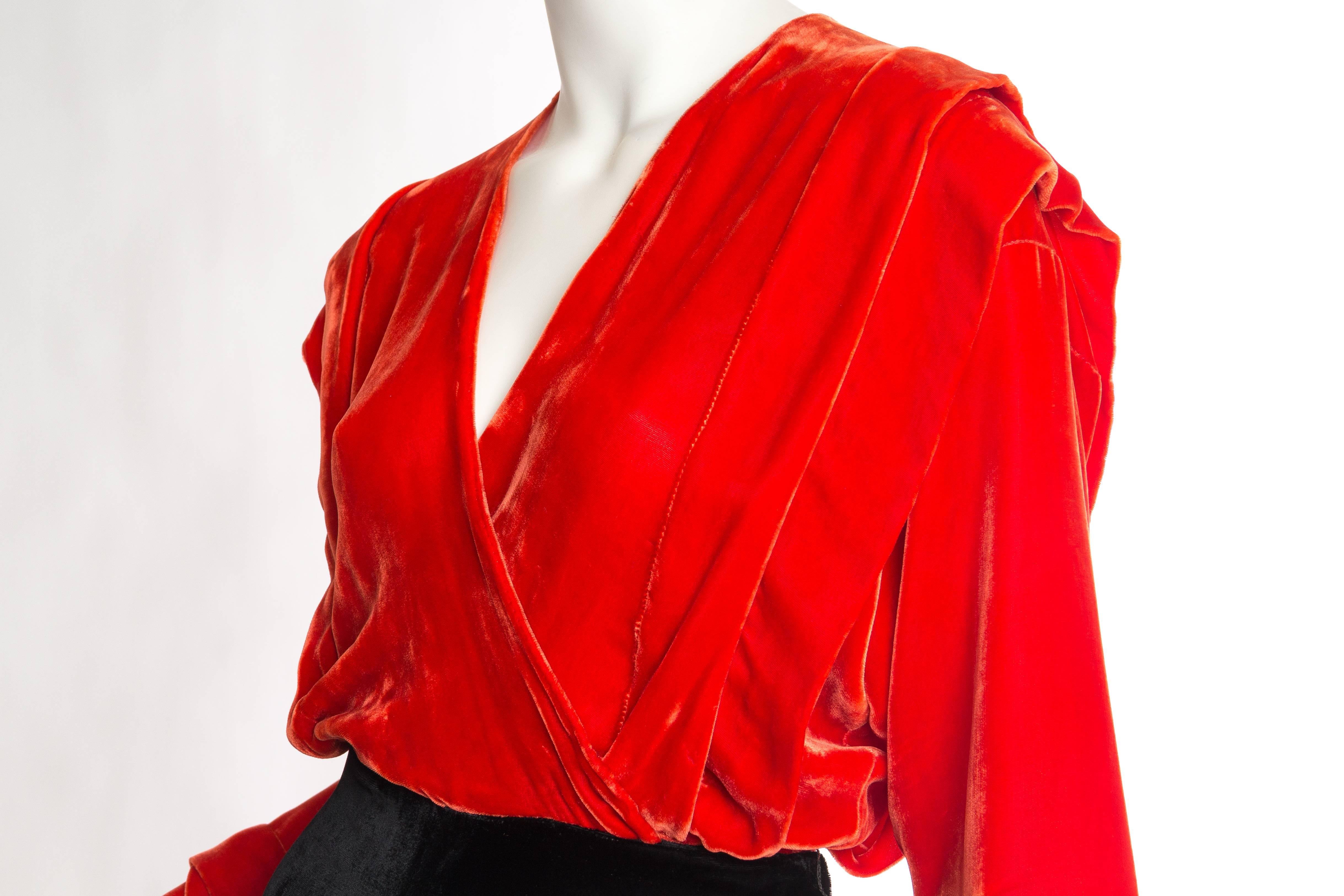 1930s Silk Velvet Jumpsuit 2