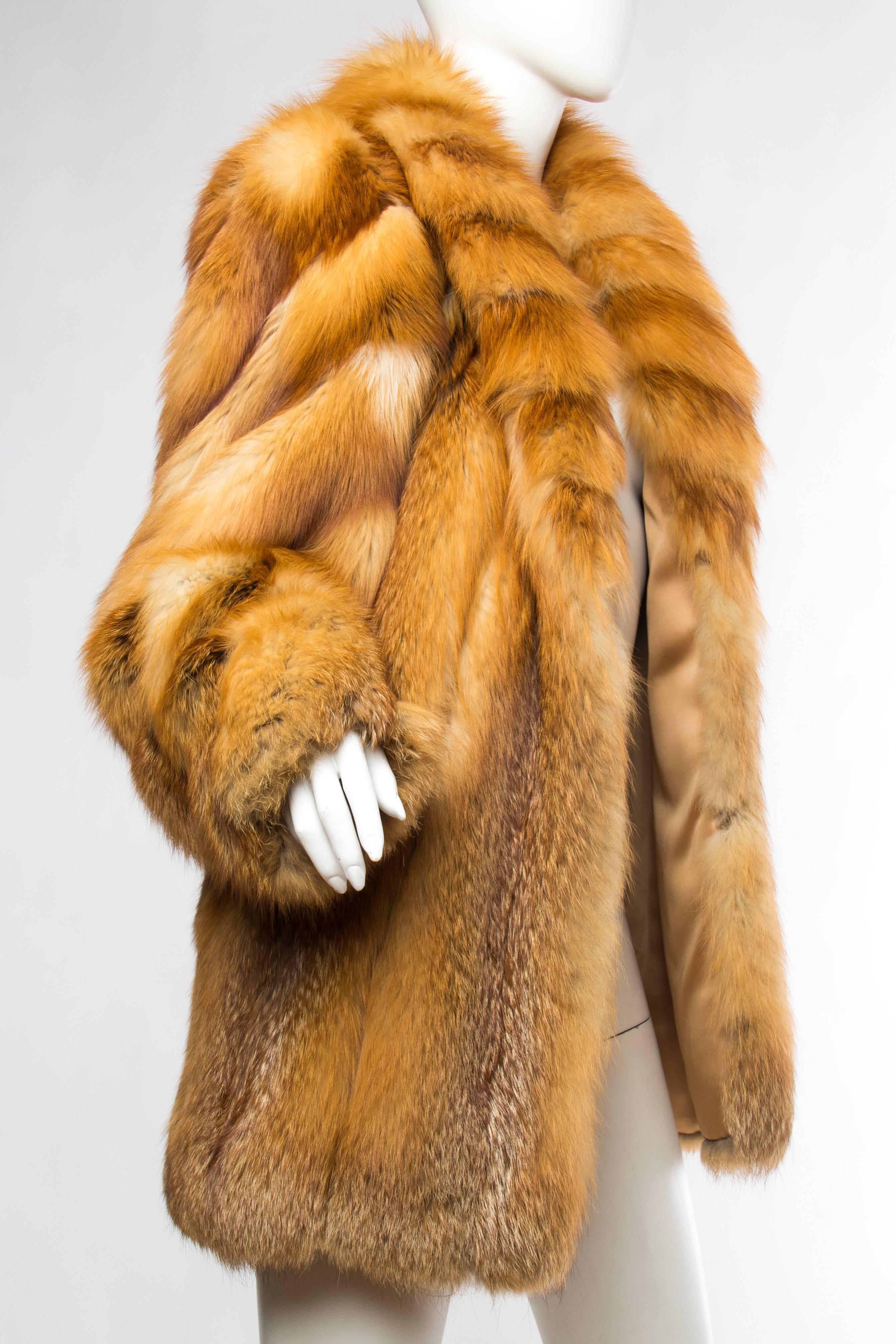 Women's Red Fox Coat