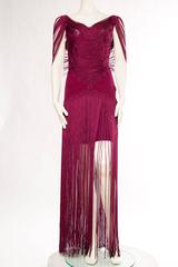 Phenomenal Draped Fringe Gown from the 1930s