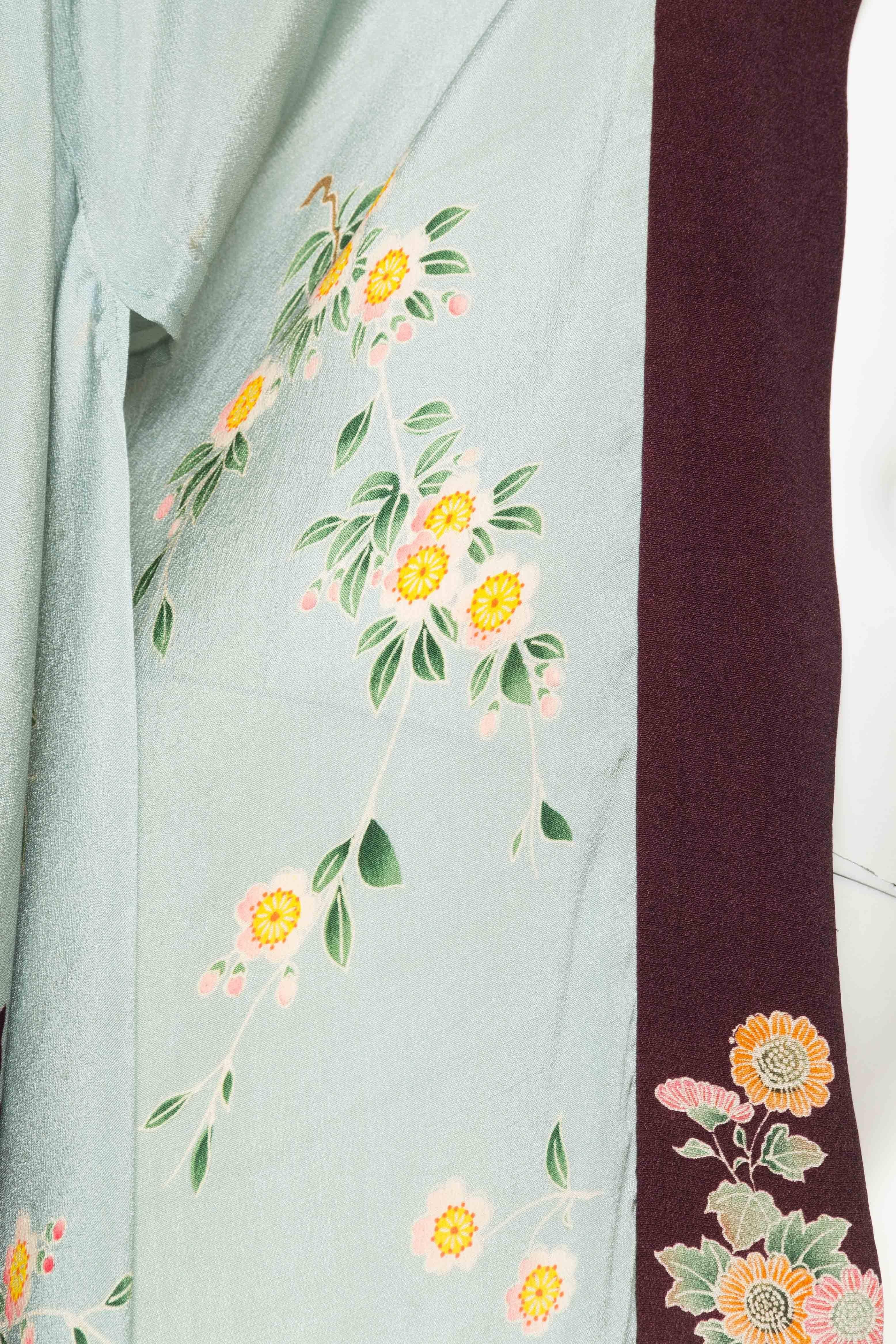 1920s Printed Silk Kimono 3
