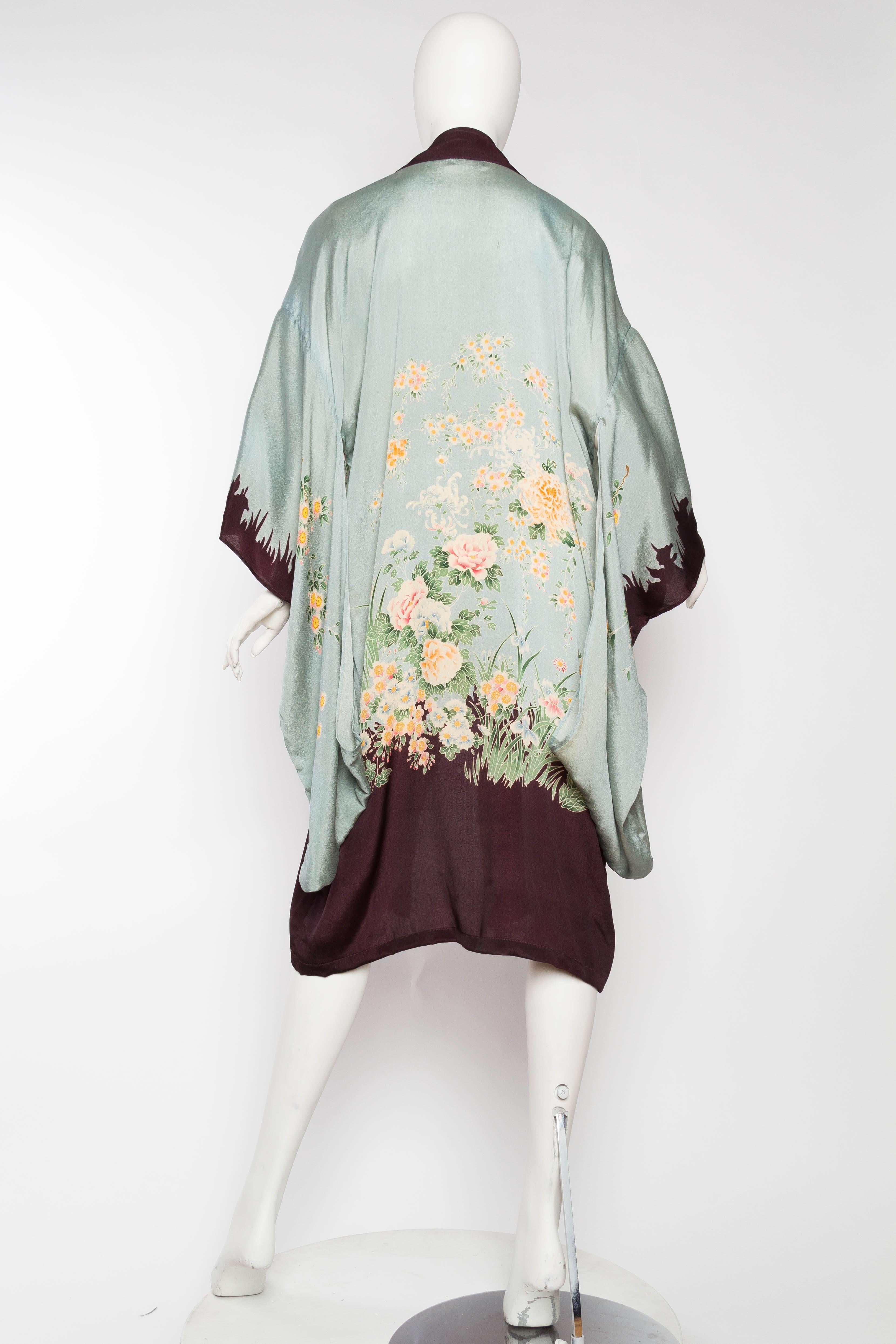 1920s Printed Silk Kimono 2