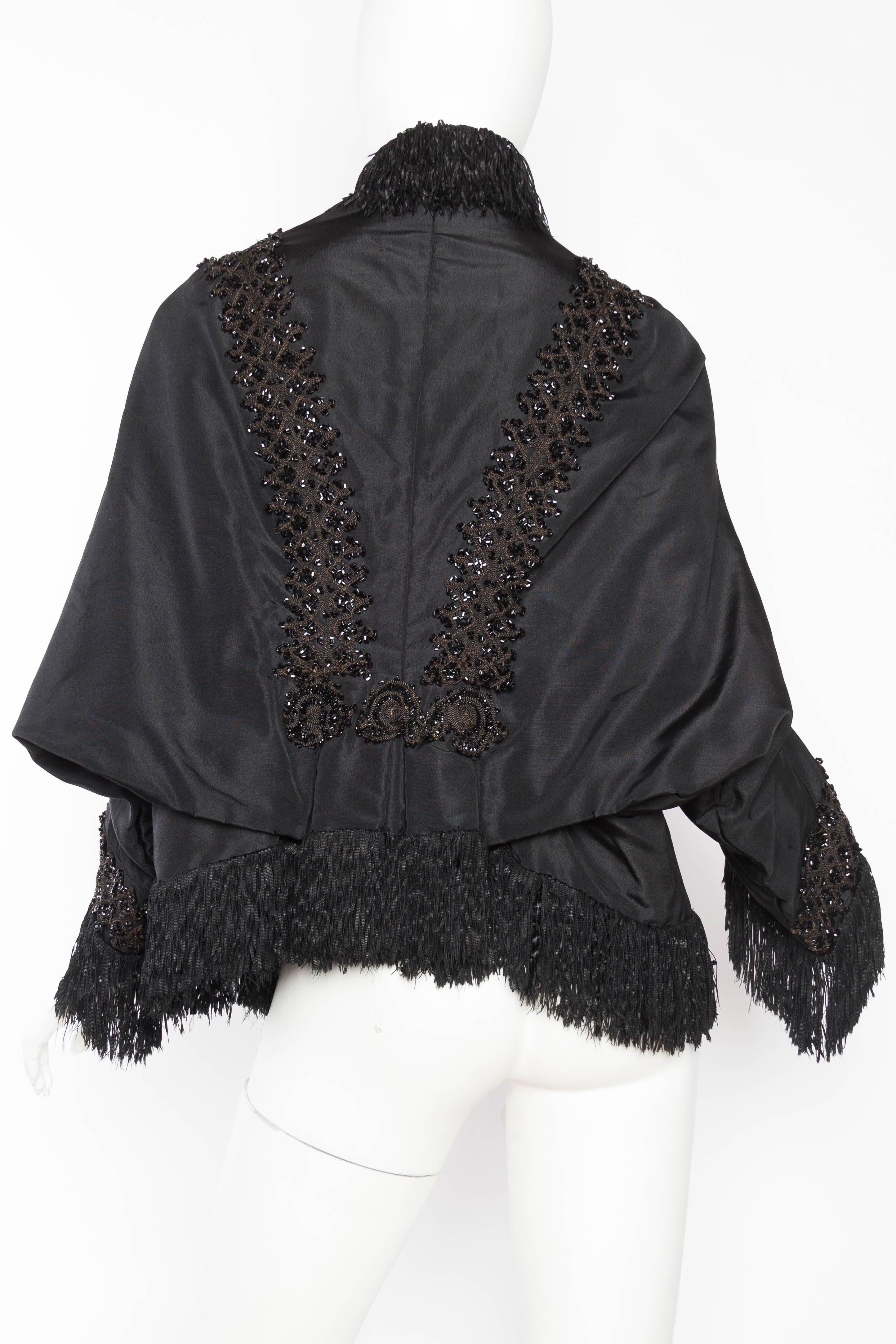 Victorian Fringed Silk Jacket 2