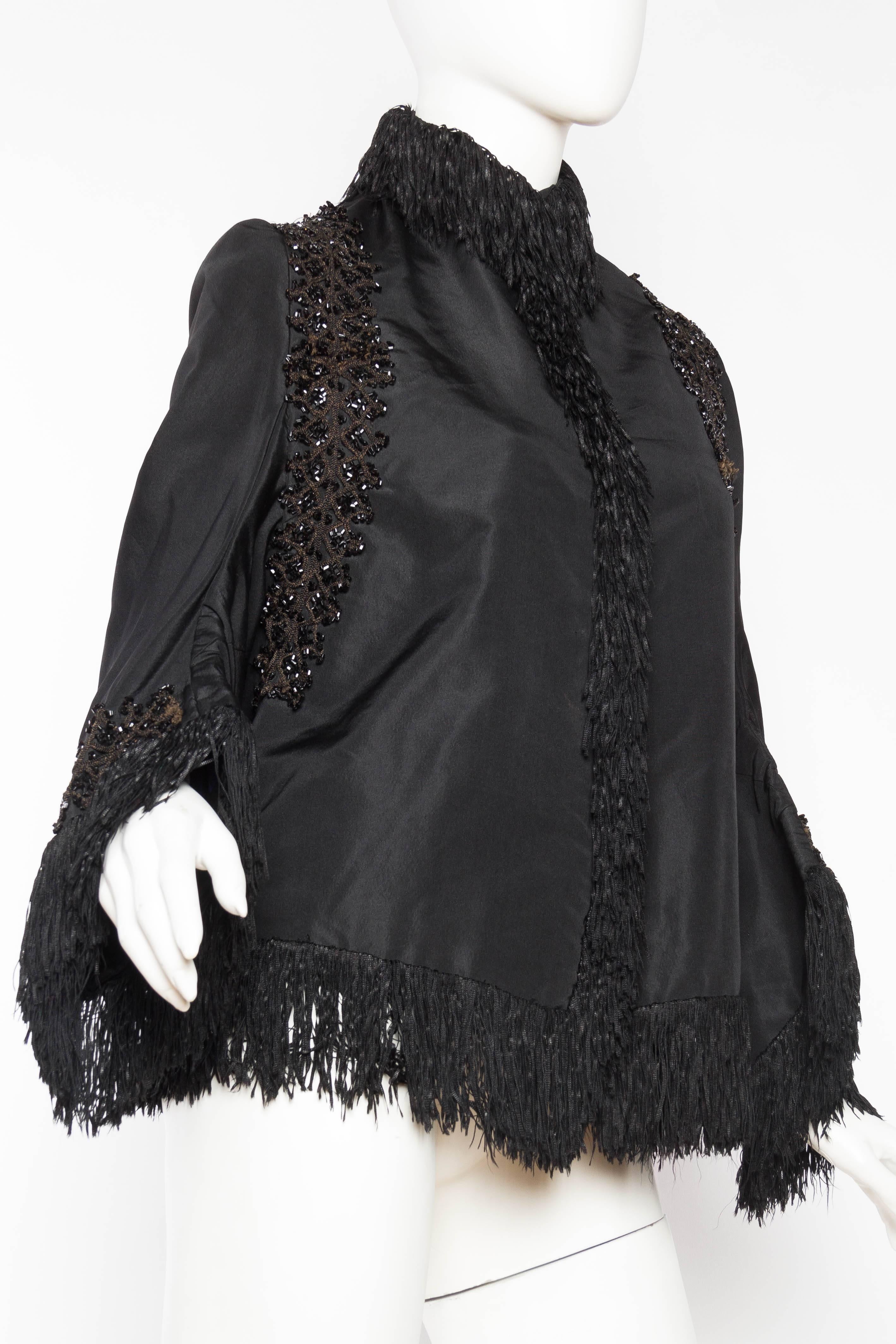 Women's Victorian Fringed Silk Jacket