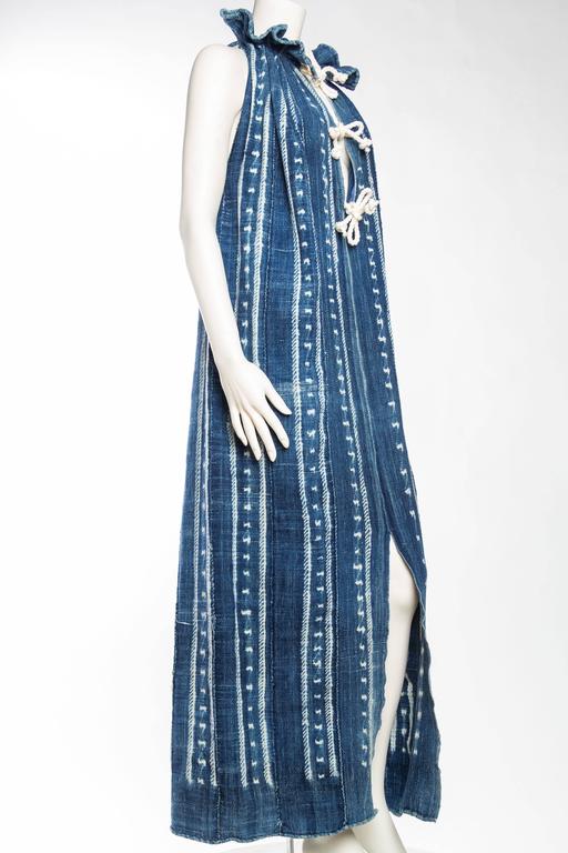 indigo cotton dress