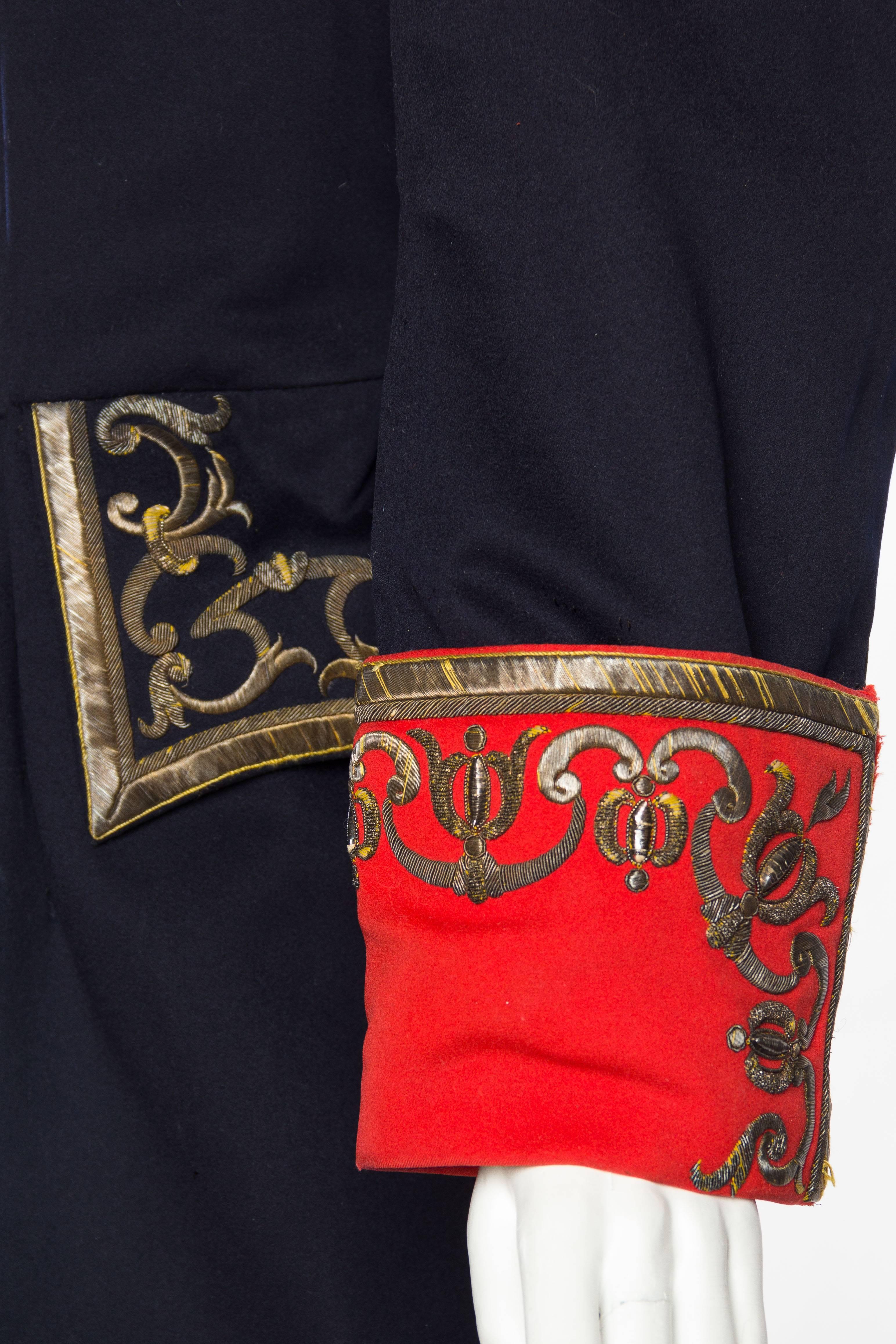 Victorian Livery Frock Coat with Antique Gold Embroidery 1