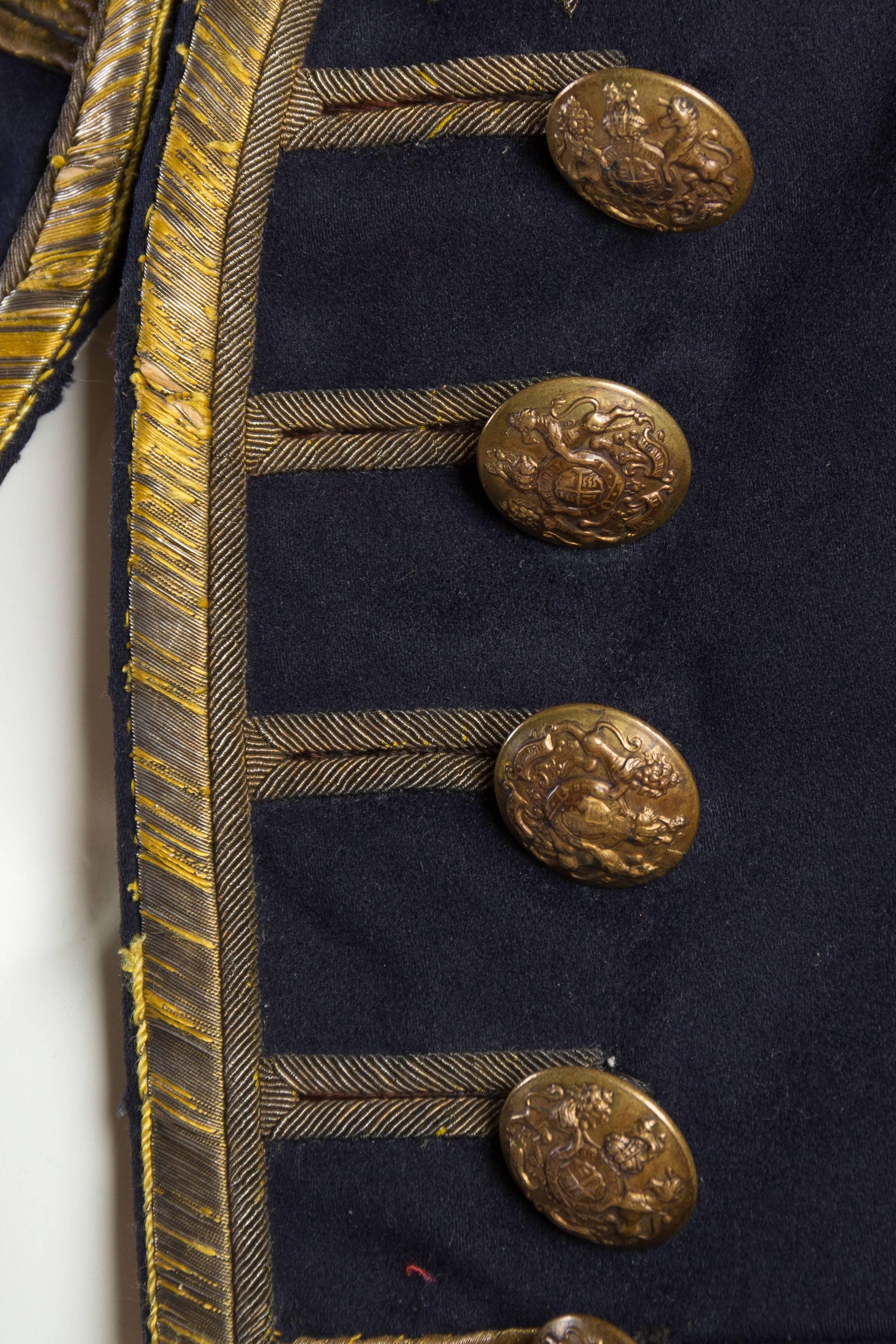 Victorian Livery Frock Coat with Antique Gold Embroidery 3