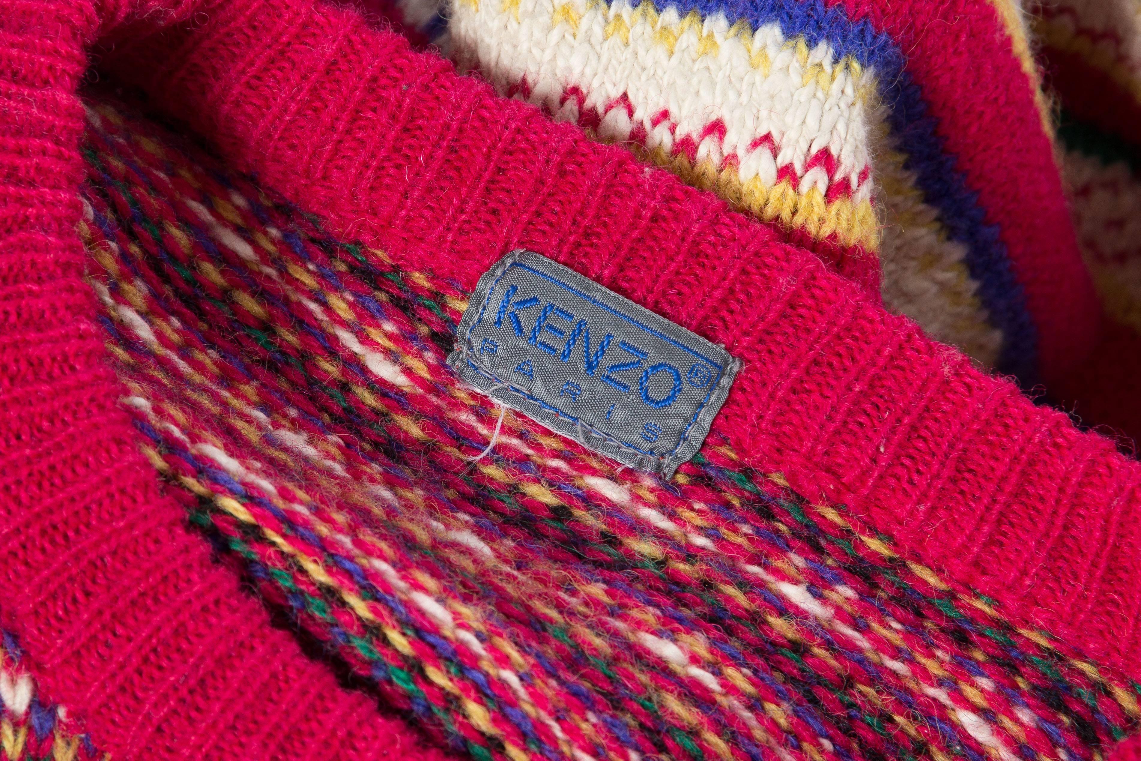 Rainbow Stripe Psychedelic Kenzo Sweater 4