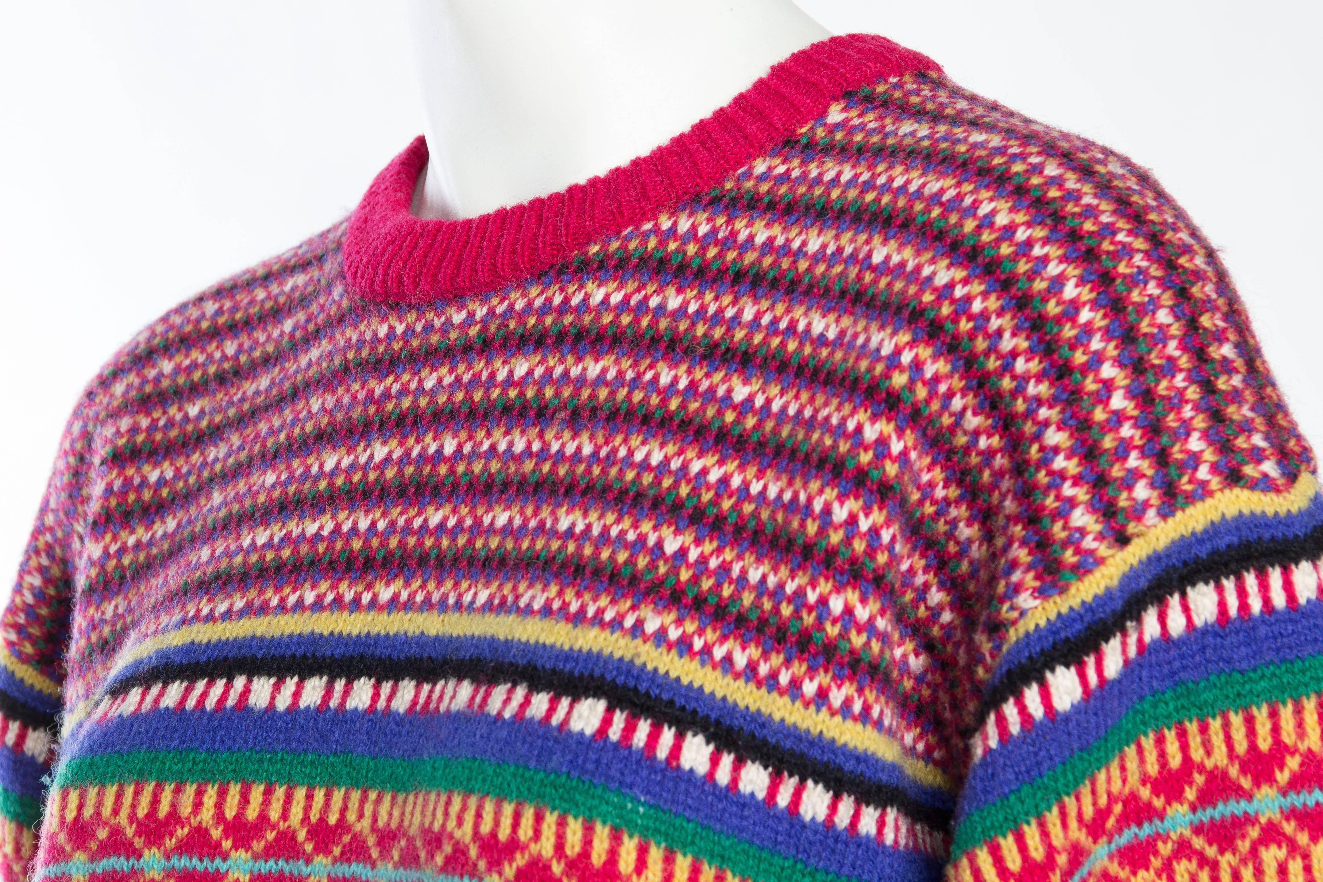 Rainbow Stripe Psychedelic Kenzo Sweater 1