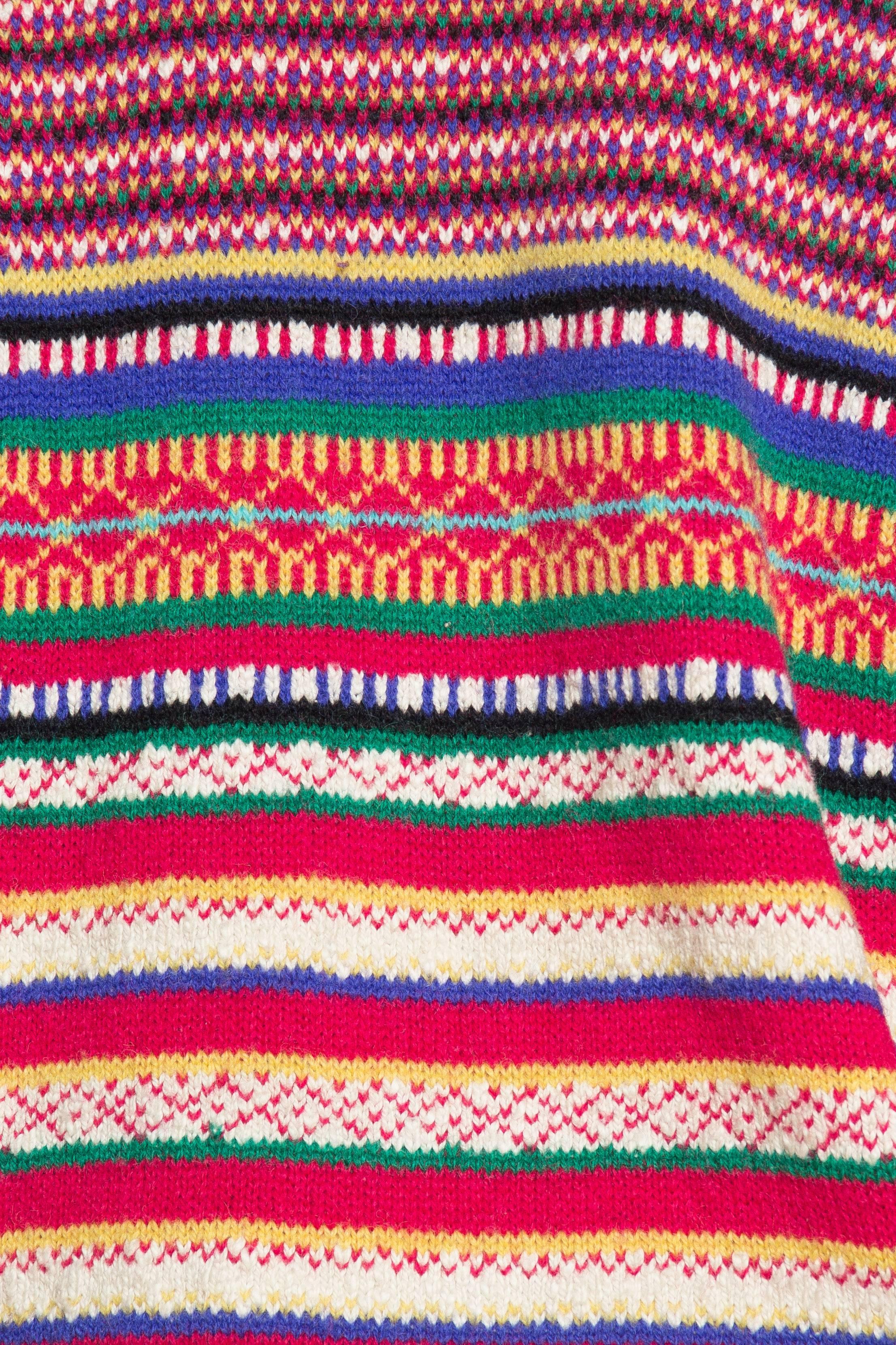 Rainbow Stripe Psychedelic Kenzo Sweater 3
