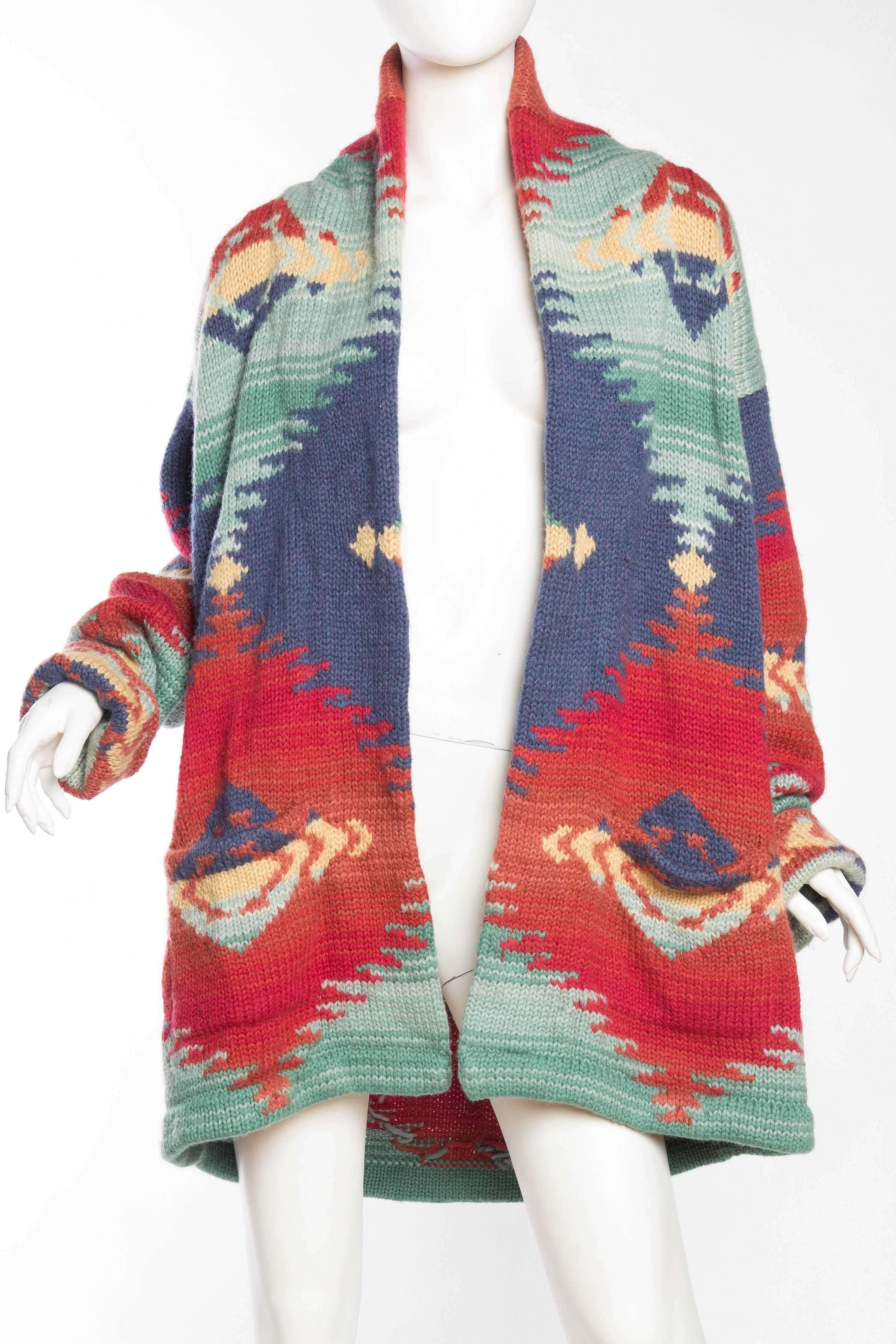 ralph lauren navajo cardigan