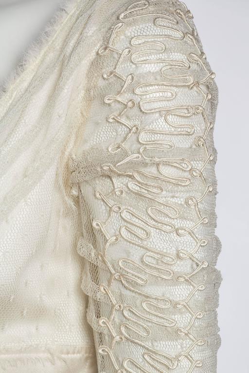 cream floral lace dress MOISELLE Cream Floral Lace Dress main image 1