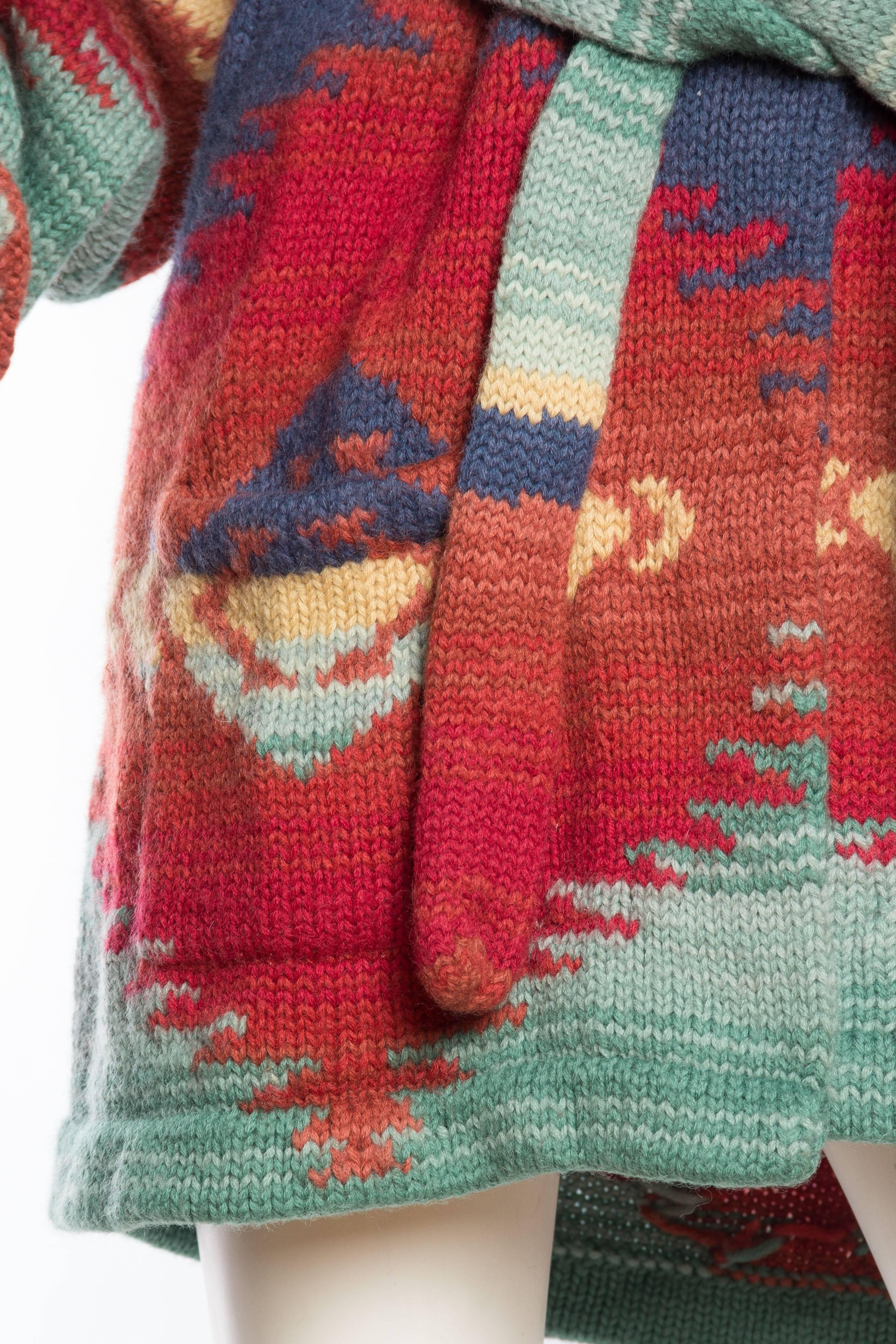 Ralph Lauren Hand Knit Navajo Blanket Inspired Sweater 2