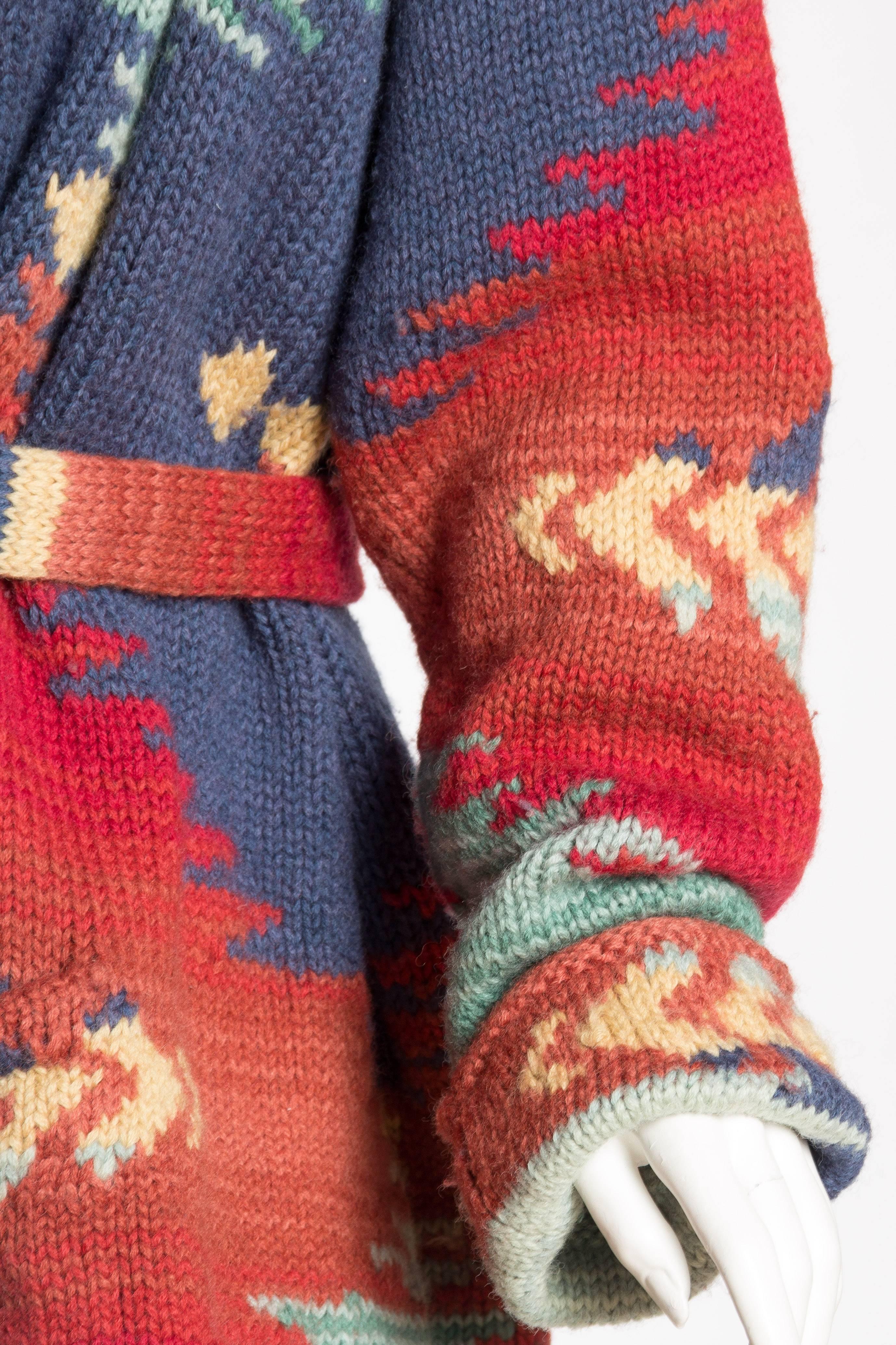 Ralph Lauren Hand Knit Navajo Blanket Inspired Sweater 1