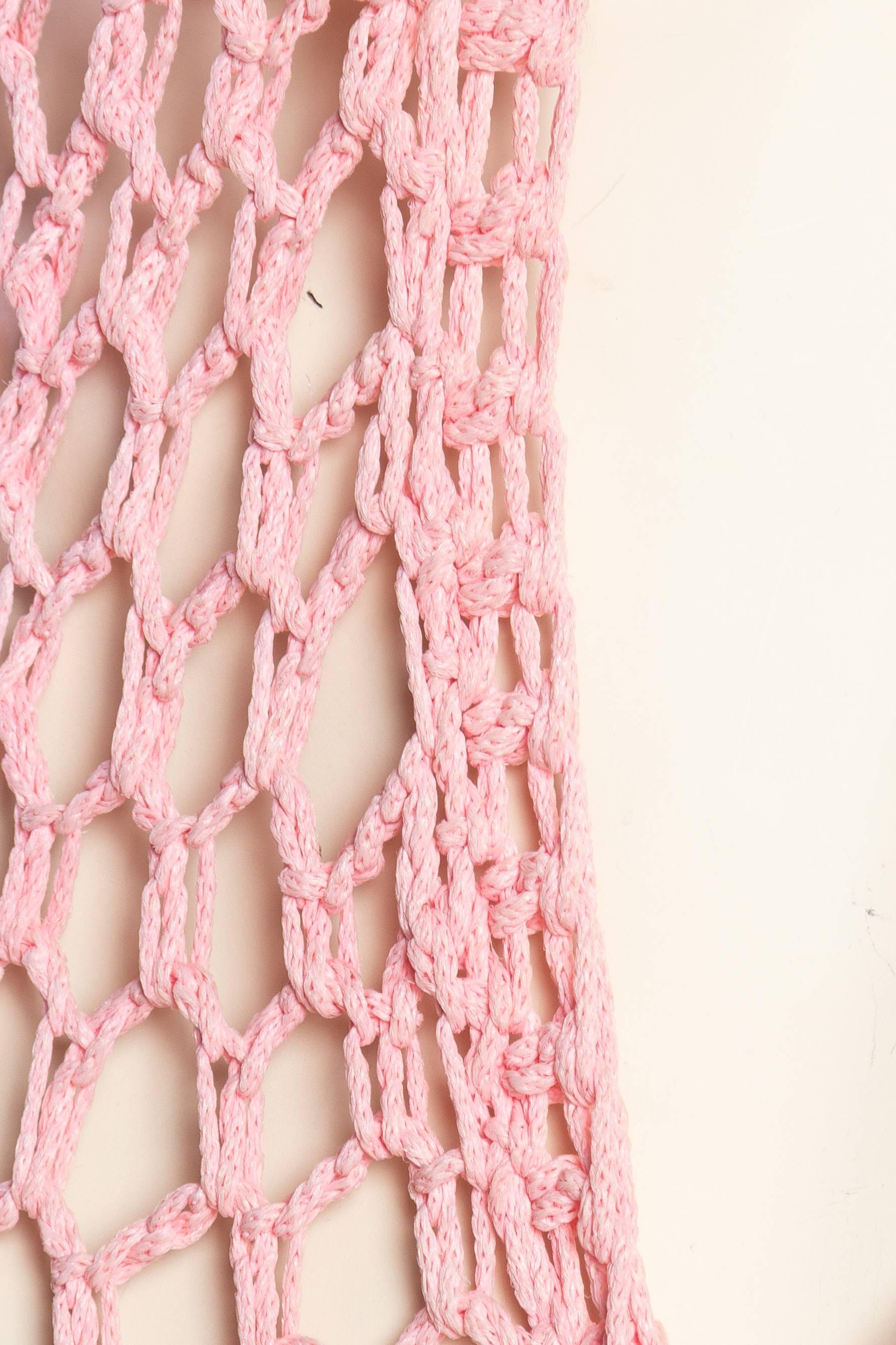 Dip-Dyed Crochet Boho Vest with Floor Length Fringe 5