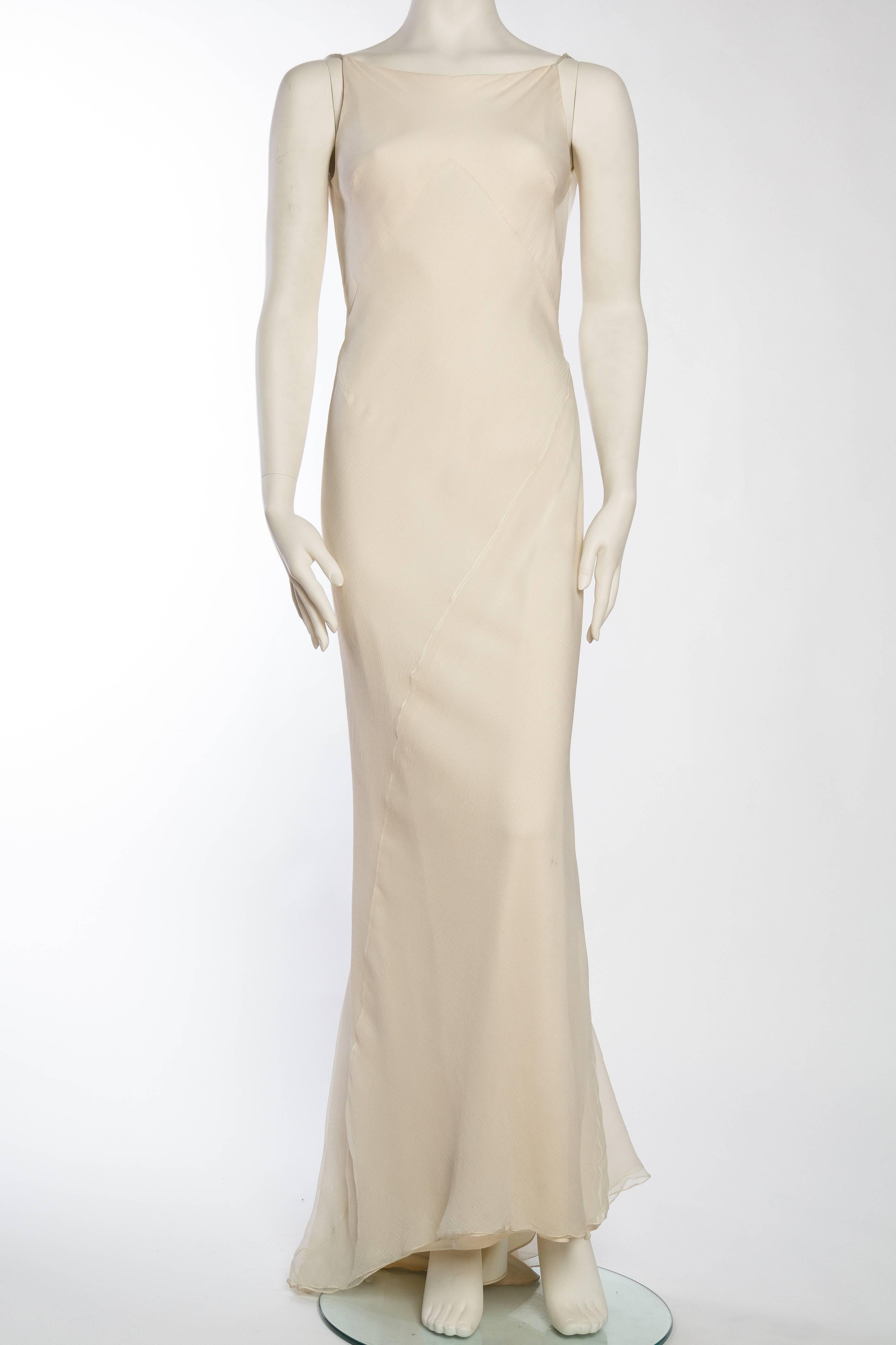 1930s backless dress