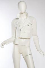 Balenciaga Prototype Net Biker Jacket by Nicolas Ghesquiere